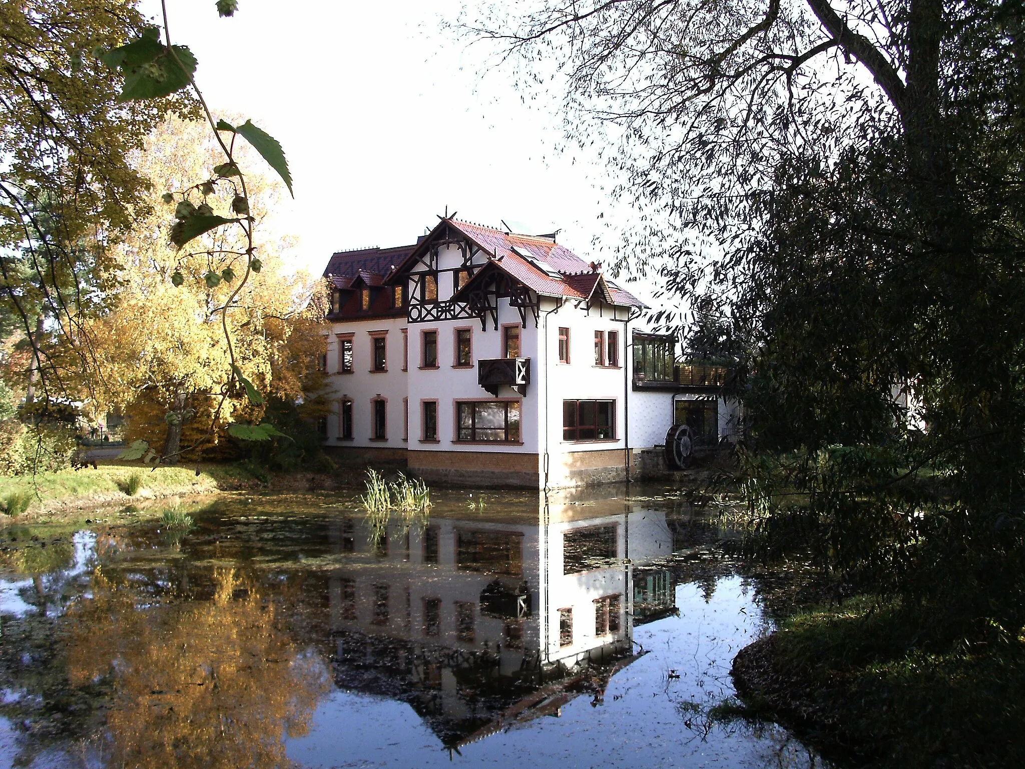Photo showing: Watermill in Zweenfurth (Borsdorf, Leipzig district, Saxony)