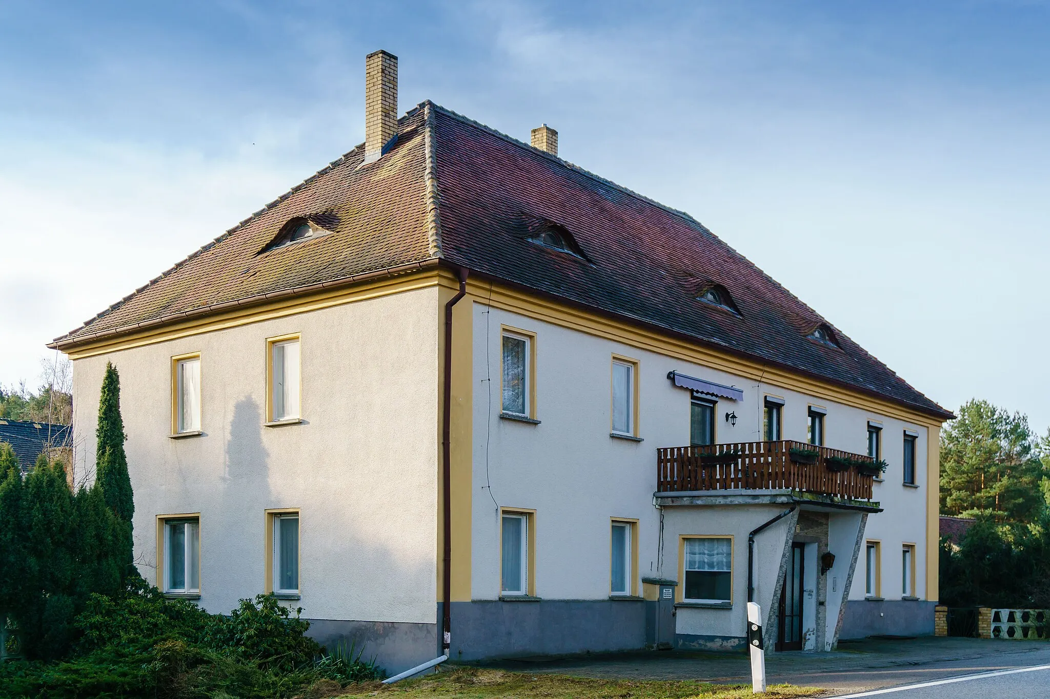 Photo showing: Neumühle am Presseler Teich in Laußig OT Pressel