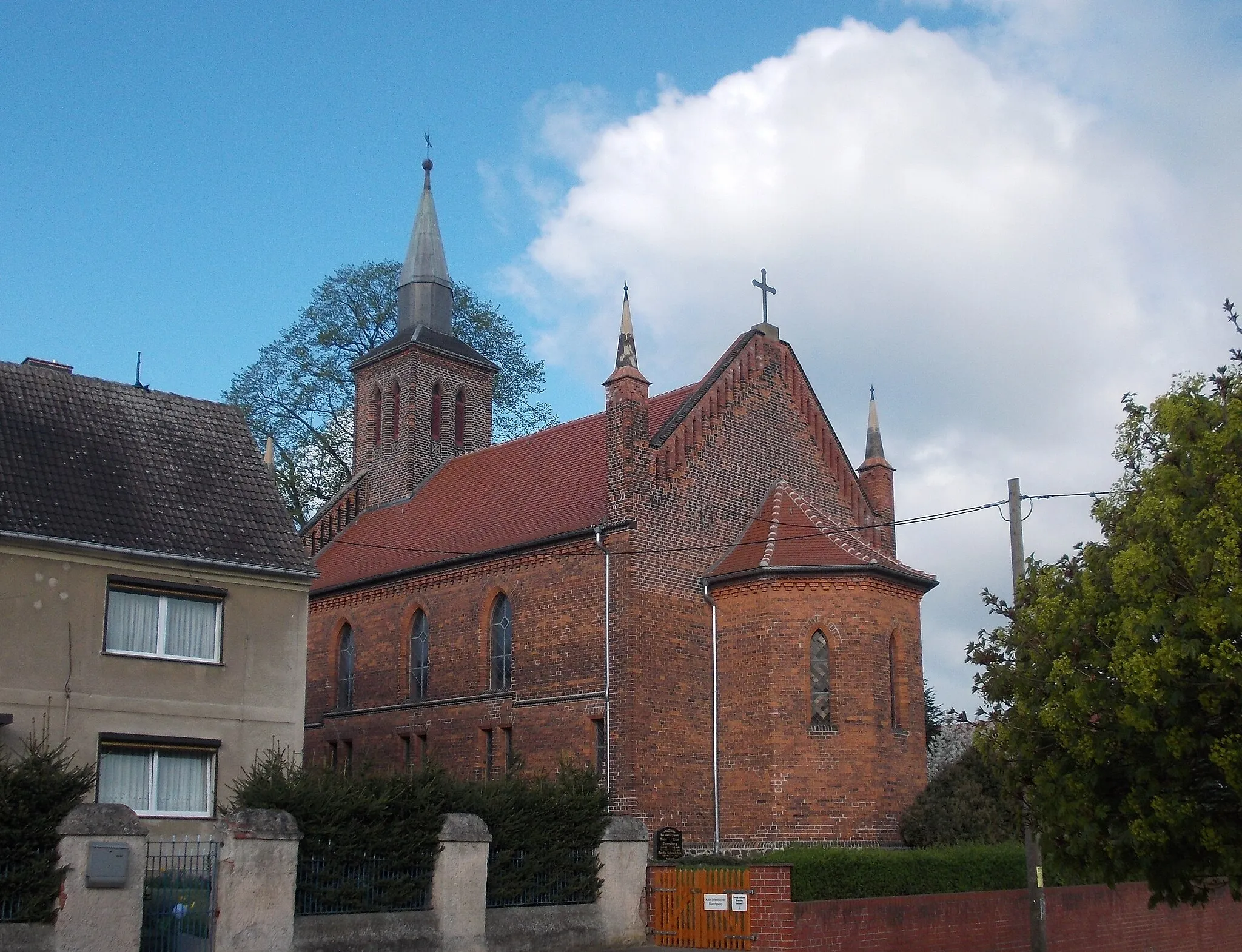 Photo showing: Greudnitz church (Dommitzsch, Nordsachsen district, Saxony)