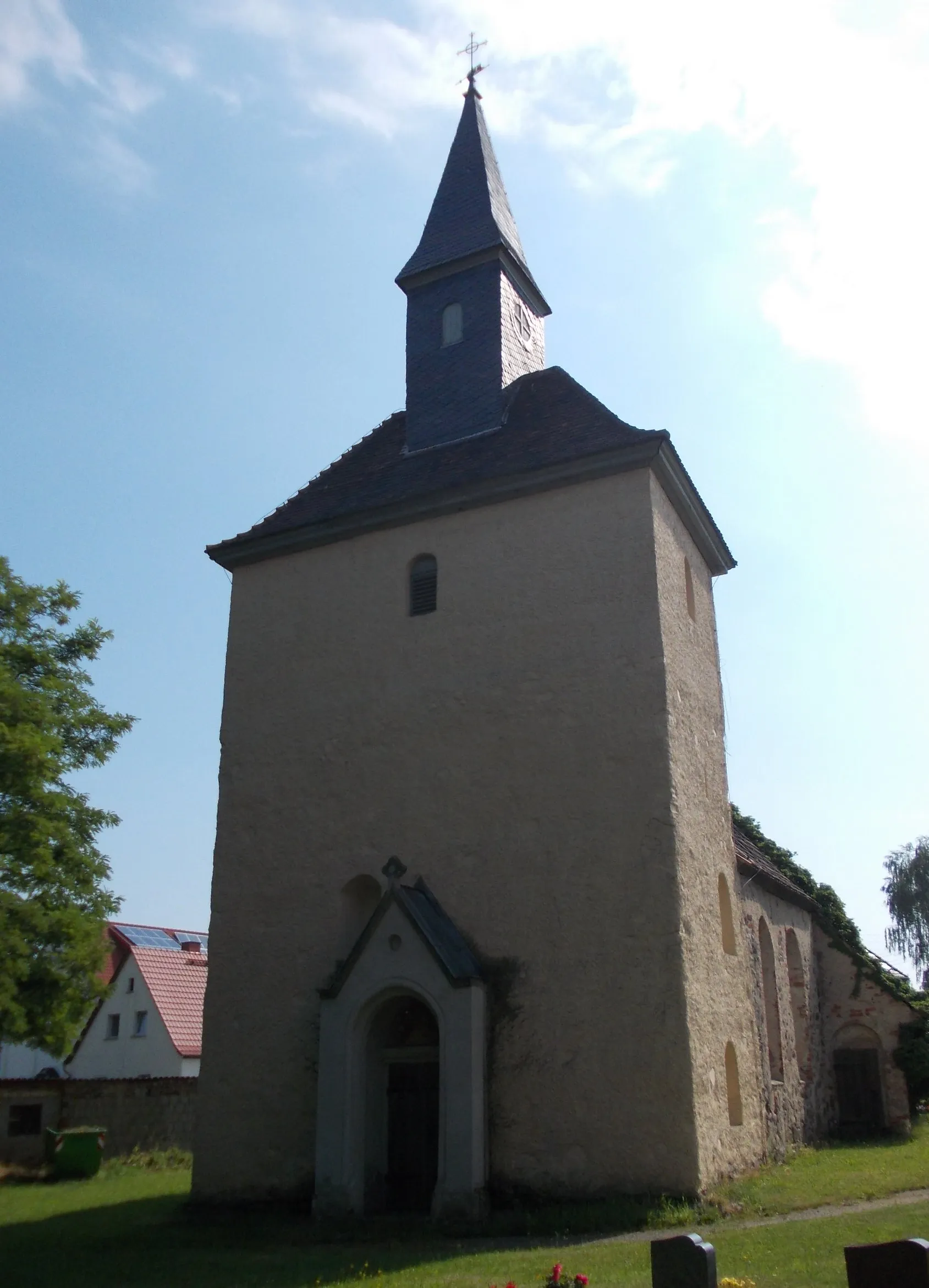 Photo showing: Kletzen church (Krostitz, Nordsachsen district, Saxony)