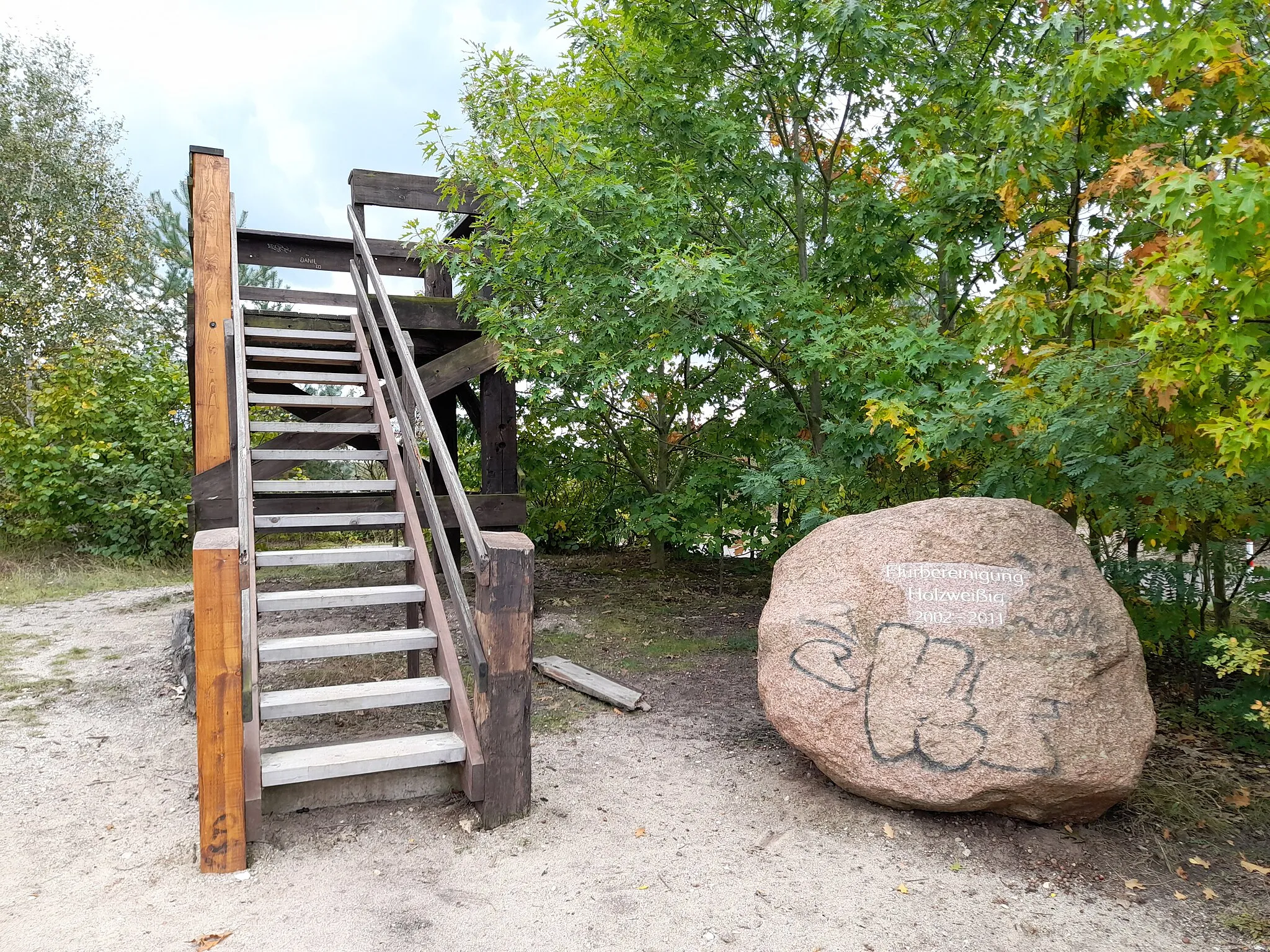 Photo showing: Aussichtspunkt am Rundweg um den Neuhäuser See