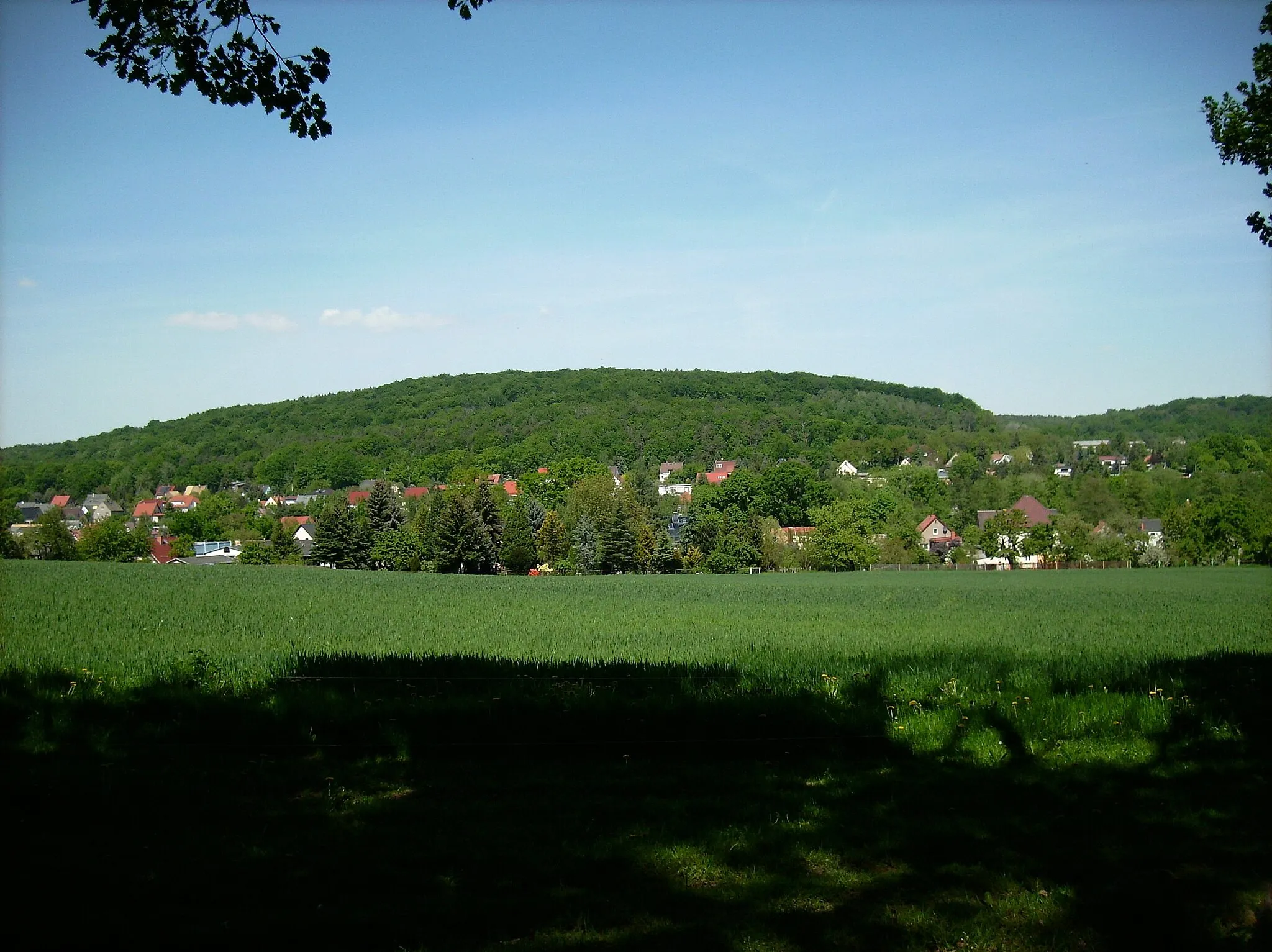 Photo showing: The village of Hohburg (Lossaal, Leipzig district, Saxony) from the south