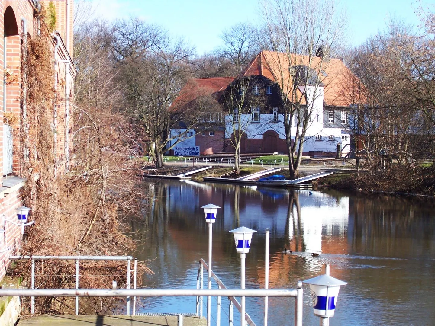 Photo showing: Könneritzbrücke über die Weiße Elster in Schleußig