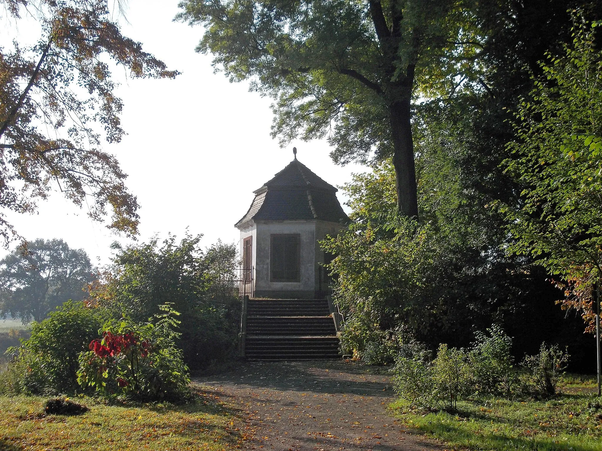 Photo showing: Pavilion at Trebsen Castle (Leipzig district, Saxony)