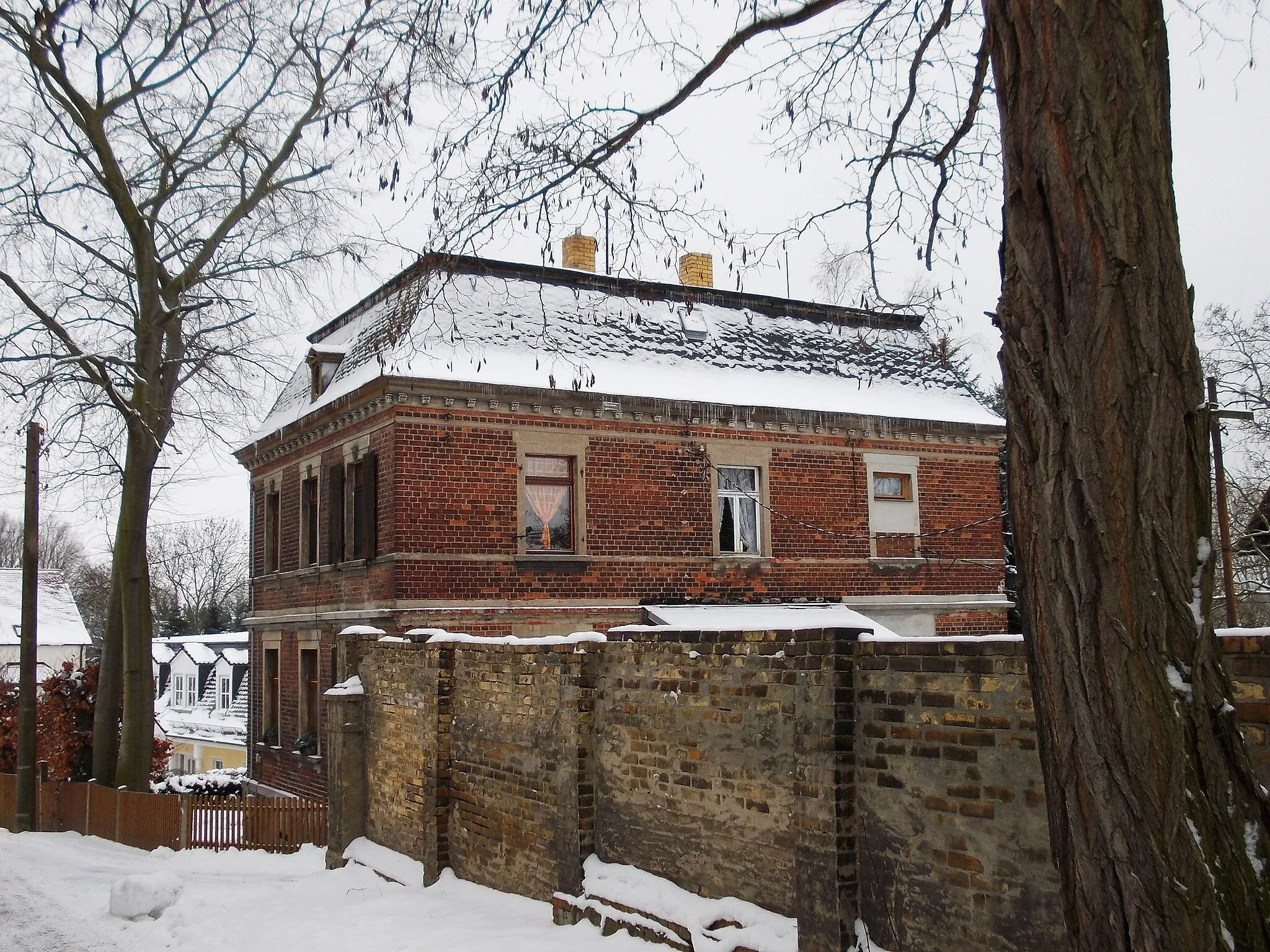 Photo showing: Manor house of Cradefeld estate (Taucha, Nordsachsen district, Saxony)