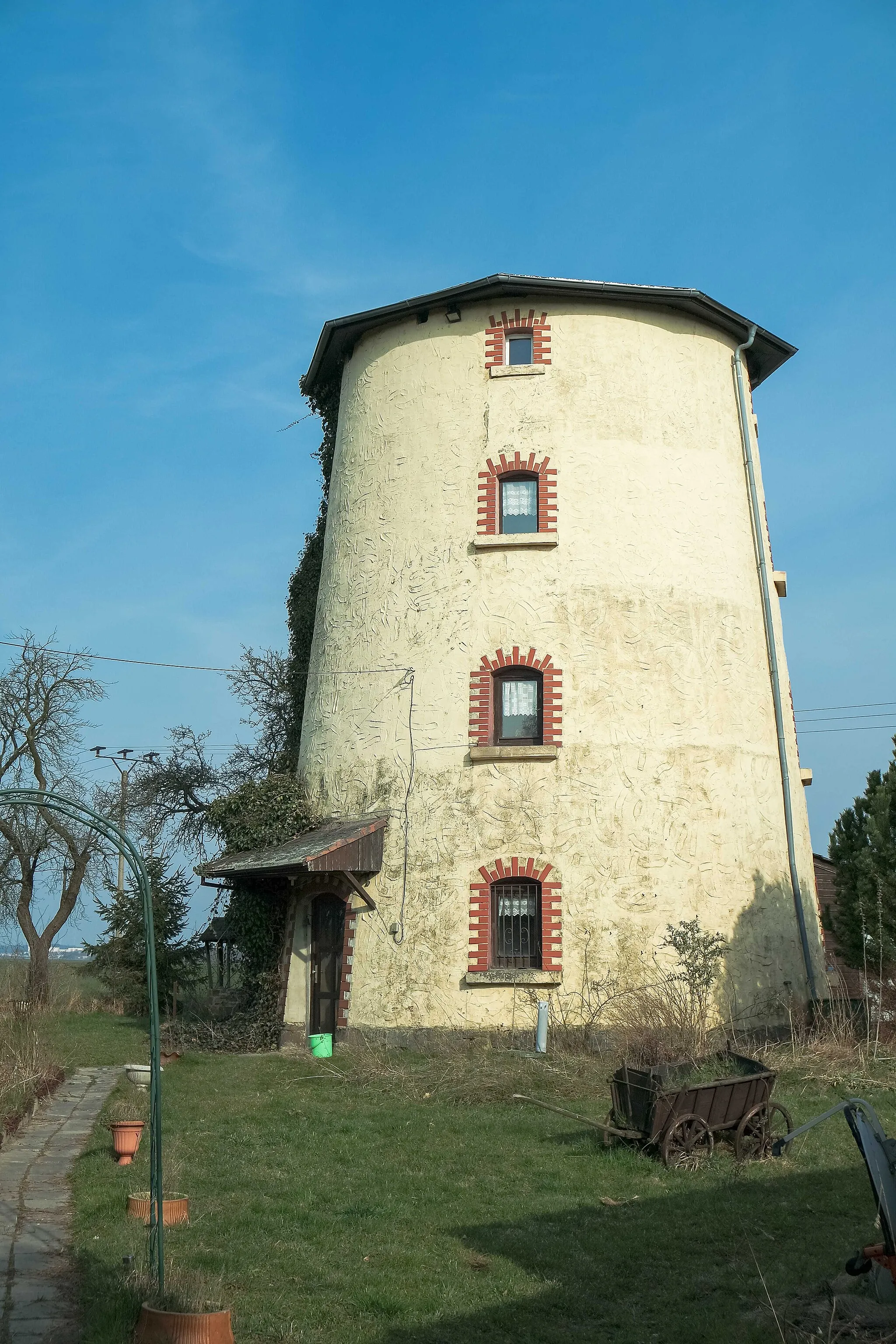 Photo showing: Turmholländermühle Großbuch (Otterwisch)