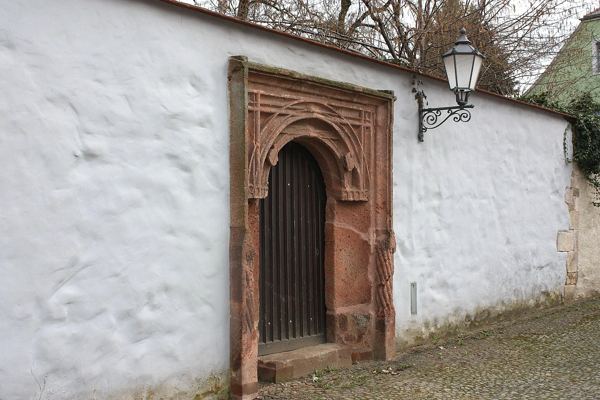 Photo showing: Grimma, gate at the Mühlstraße