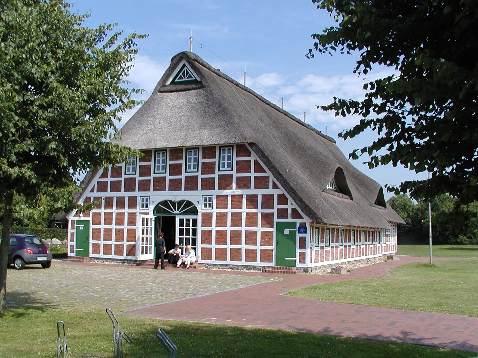 Photo showing: Das Bördehuus, ein wiederaufgebautes Niederdeutsches Hallenhaus