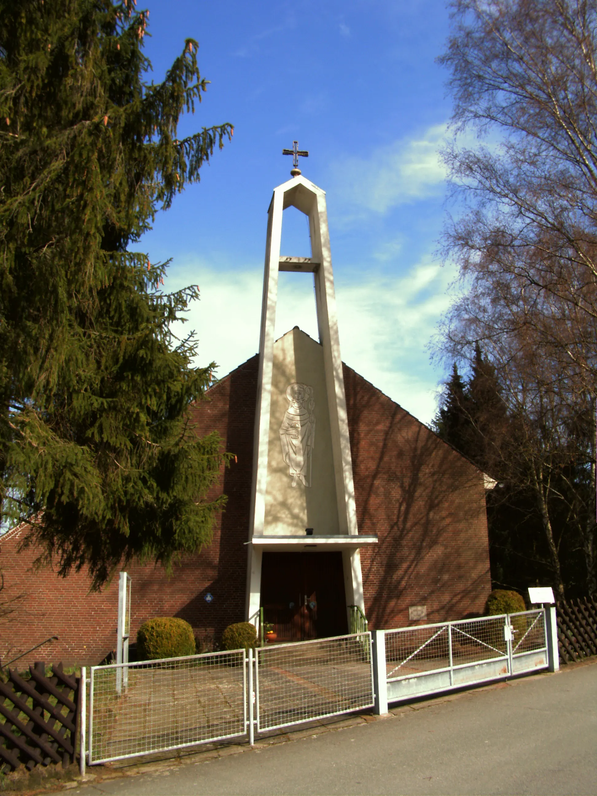 Photo showing: Katholische Kirche St. Godehard in Amelinghausen
