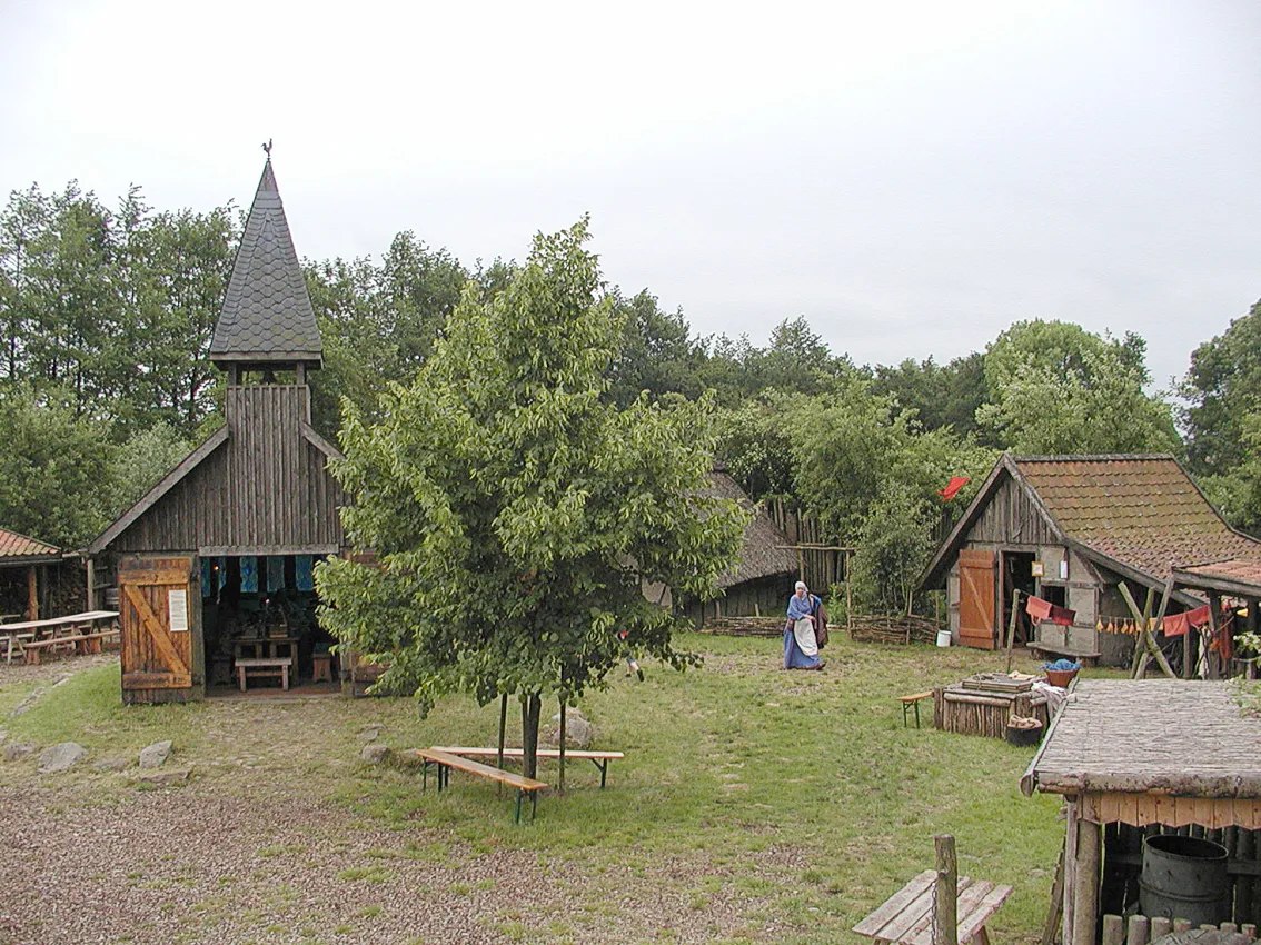 Photo showing: Mittelalterliches Dorf "Op de Horn", im Ortsteil Hörne: