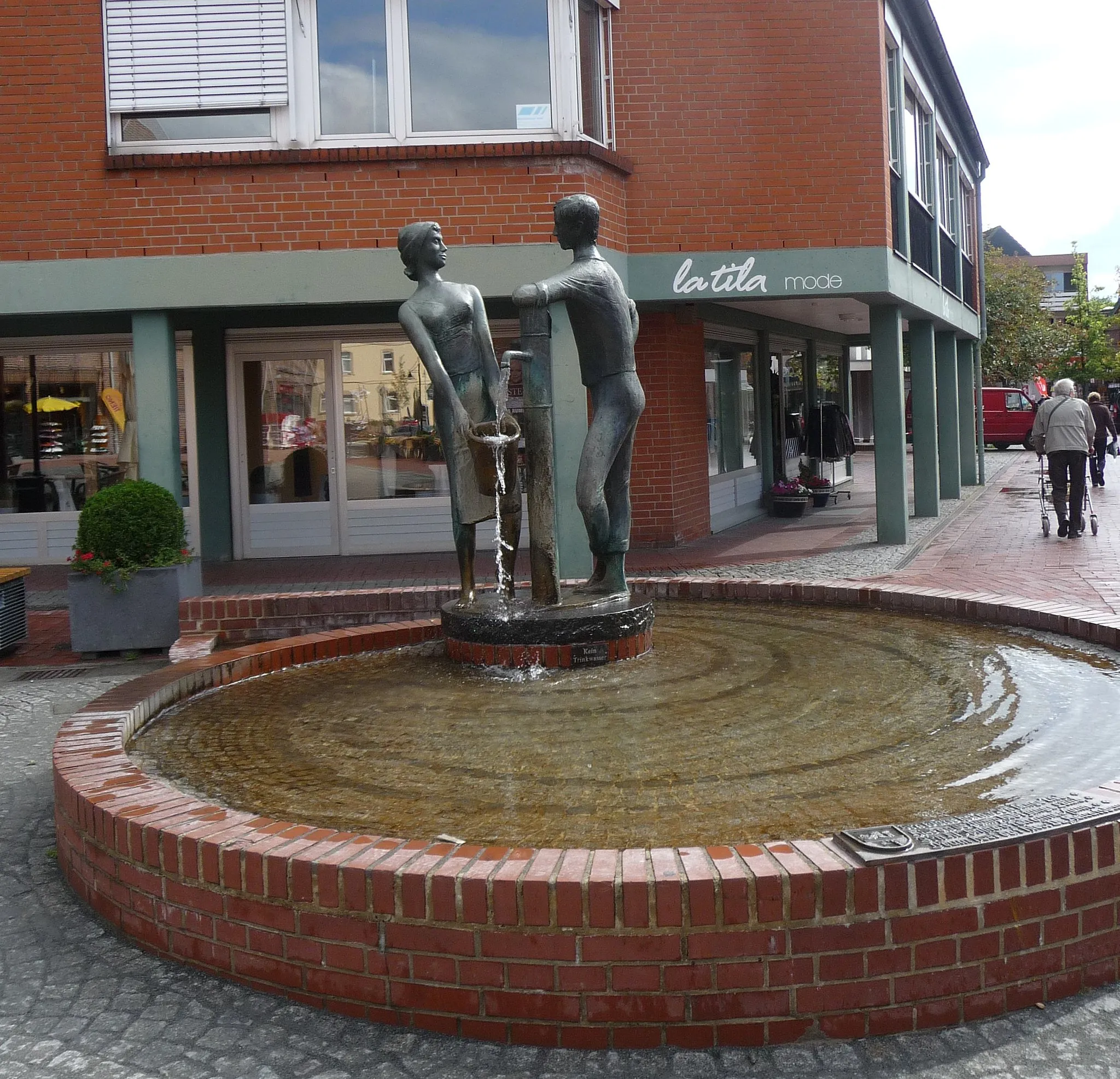 Photo showing: Heiratsbrunnen (=Wedding Fountain) in Soltau