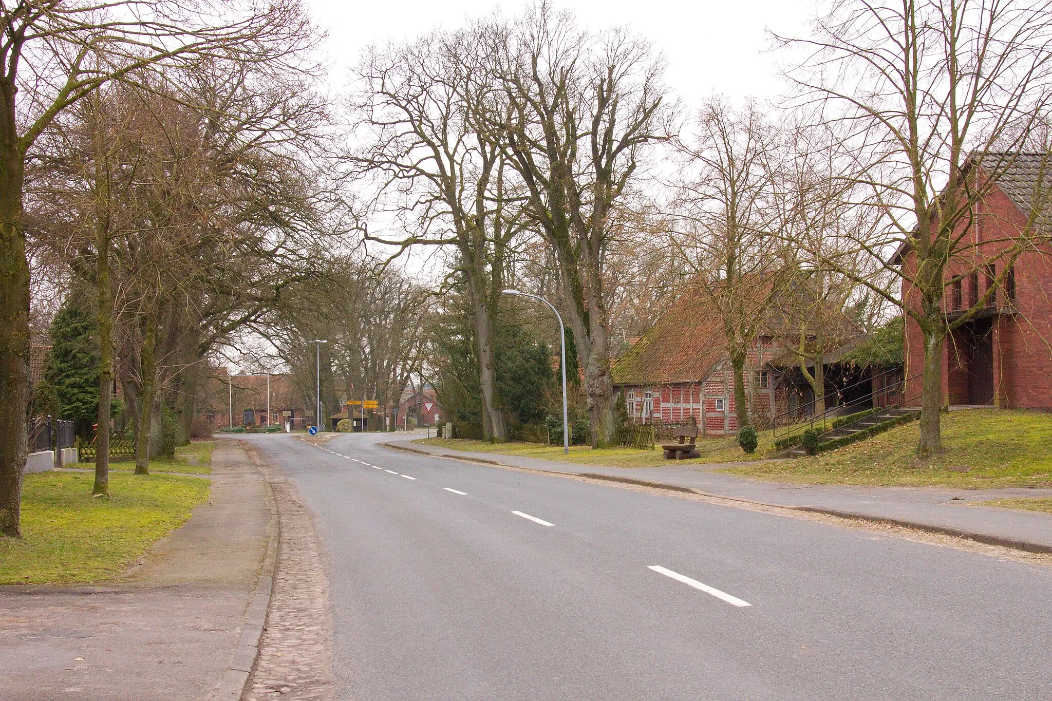 Photo showing: Ortsblick in Neddenaverbergen (Kirchlinteln), Niedersachsen, Deutschland