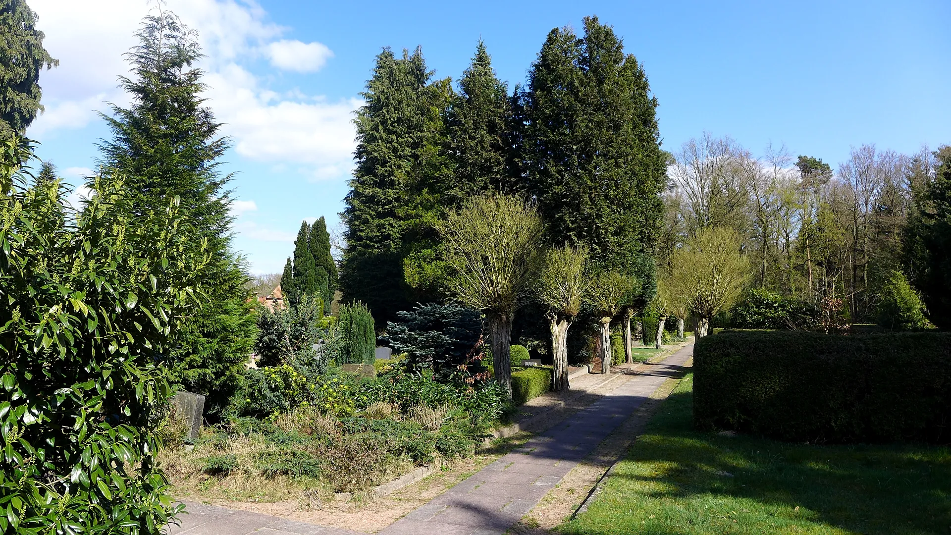 Photo showing: Friedhof von Ostenholz im gemeindefreien Bezirk Osterheide im Landkreis Heidekreis.