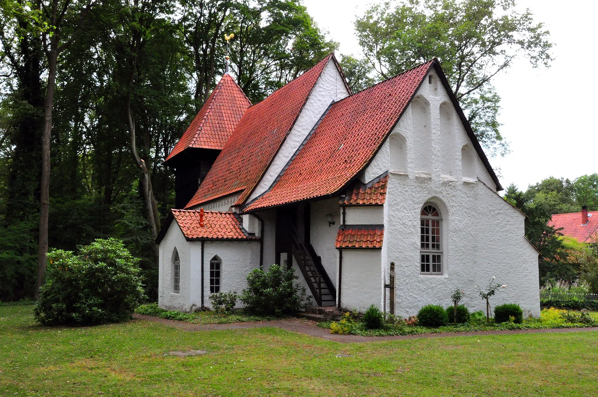 Photo showing: St. George Church of Meinerdingen (in the near of Walsrode in the Lüneburg Heath, Germany)