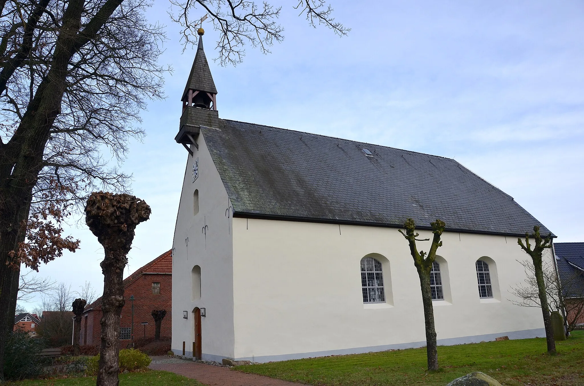 Photo showing: Evangelische Dreikönigskirche in Bramel (Schiffdorf)
