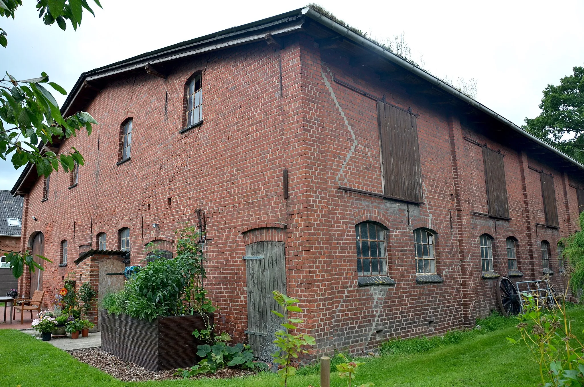 Photo showing: Gulfhaus in Bramel (Schiffdorf) in Cuxhaven. Baudenkmal Kennziffer Nr. 35.205.000.018