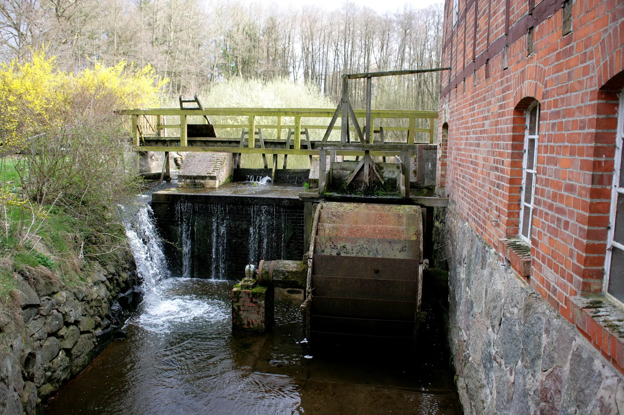 Photo showing: Wassermühle Tangsehl am Kateminer Mühlenbach, Tangsehl in Nahrendorf