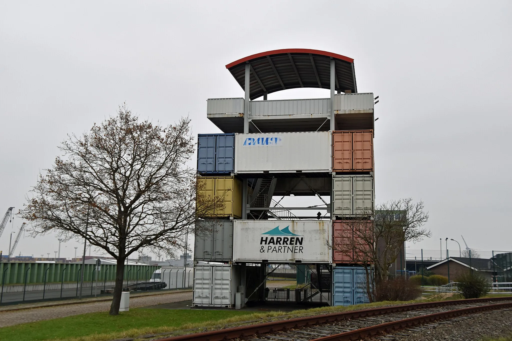 Photo showing: Container viewpoint Bremerhaven