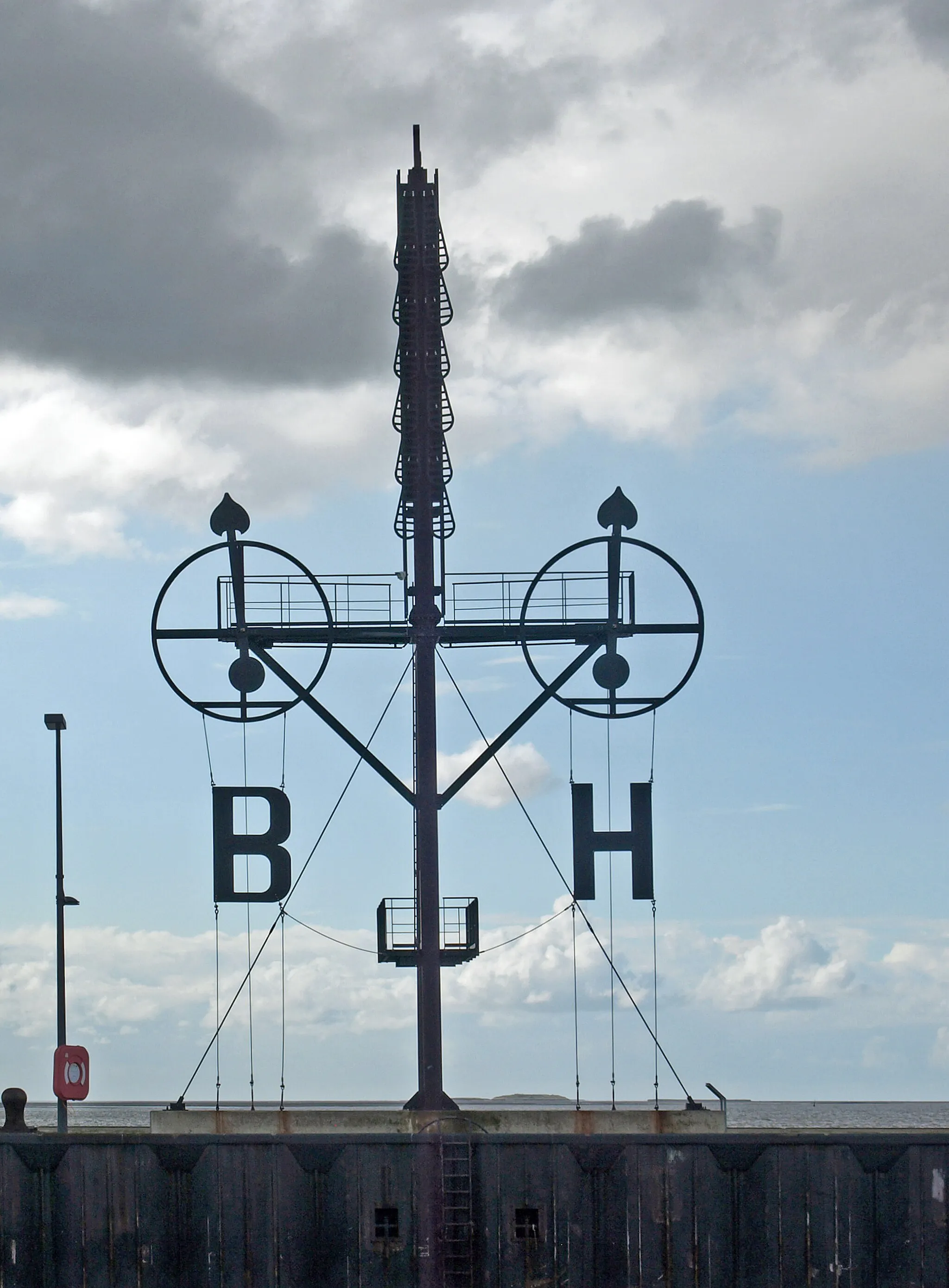 Photo showing: Windsemaphor in Bremerhaven