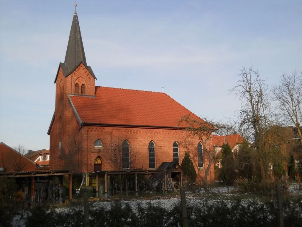 Photo showing: Südseite der Christuskirche