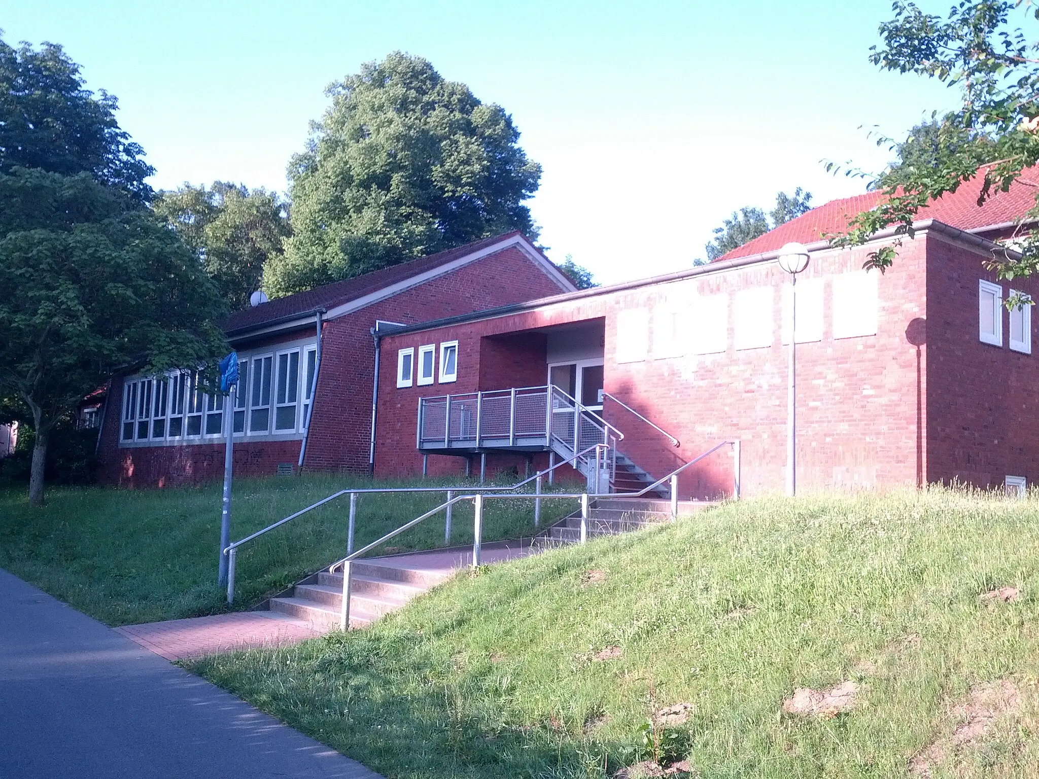 Photo showing: Schoolswemmhall bi de Hauptschool Thuner Straat/Pestalozzi-Grundschool in’n Stoder Stadtdeel Kopenkamp