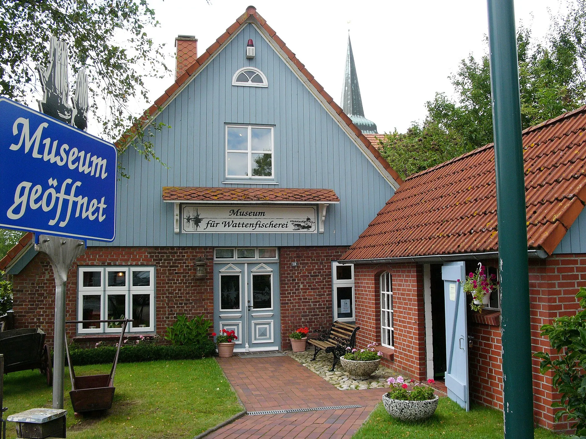 Photo showing: Museum für Wattenfischerei, Wremen (north of Bremerhaven at the North Sea coast)