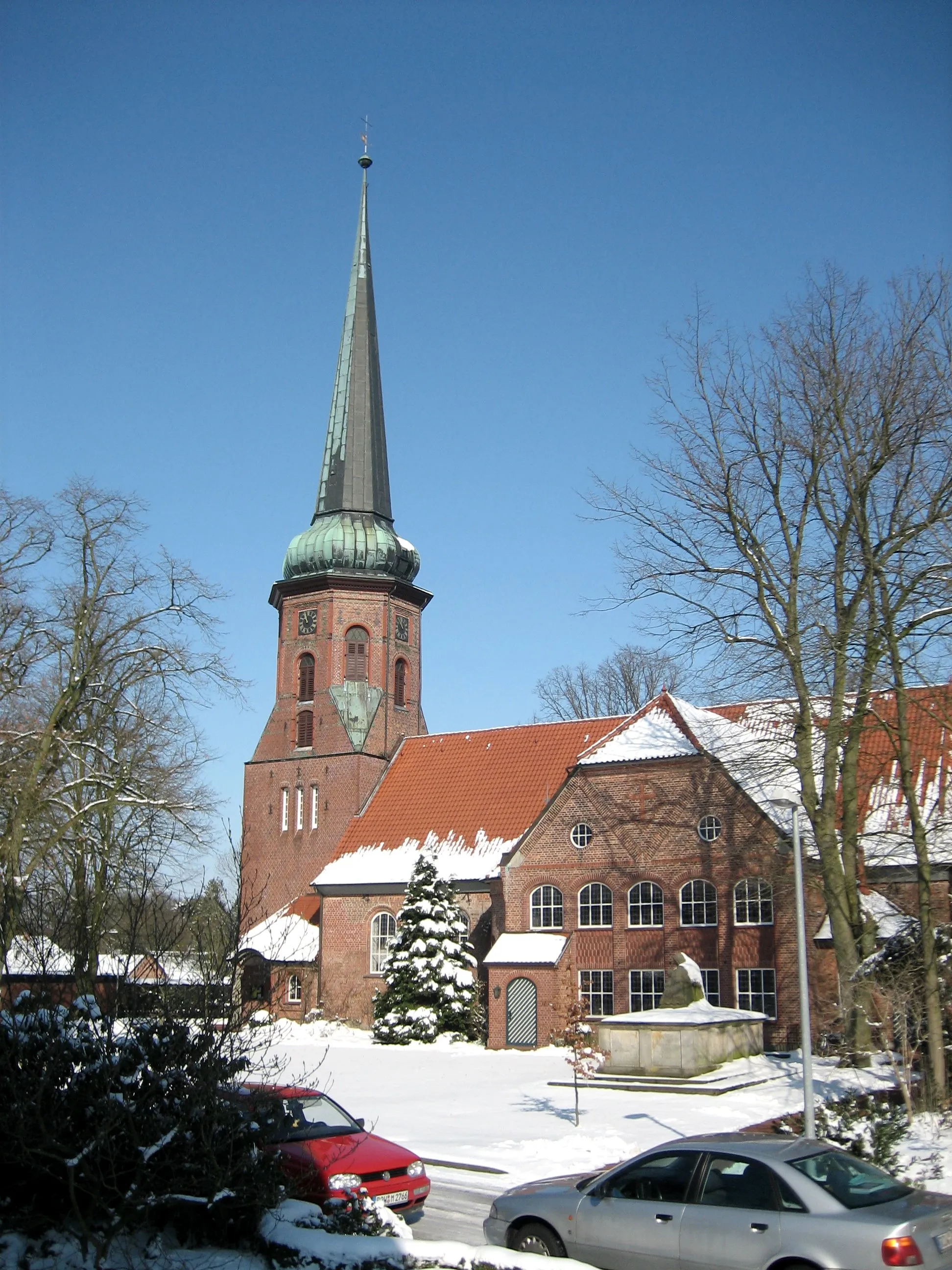 Photo showing: Photograph of the Evangelical Lutheran St. Dionysius Church in Sittensen, Lower Saxony, Germany