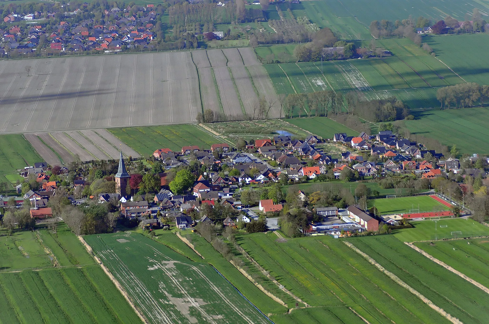 Photo showing: Luftbilder von der Nordseeküste 2012-05
