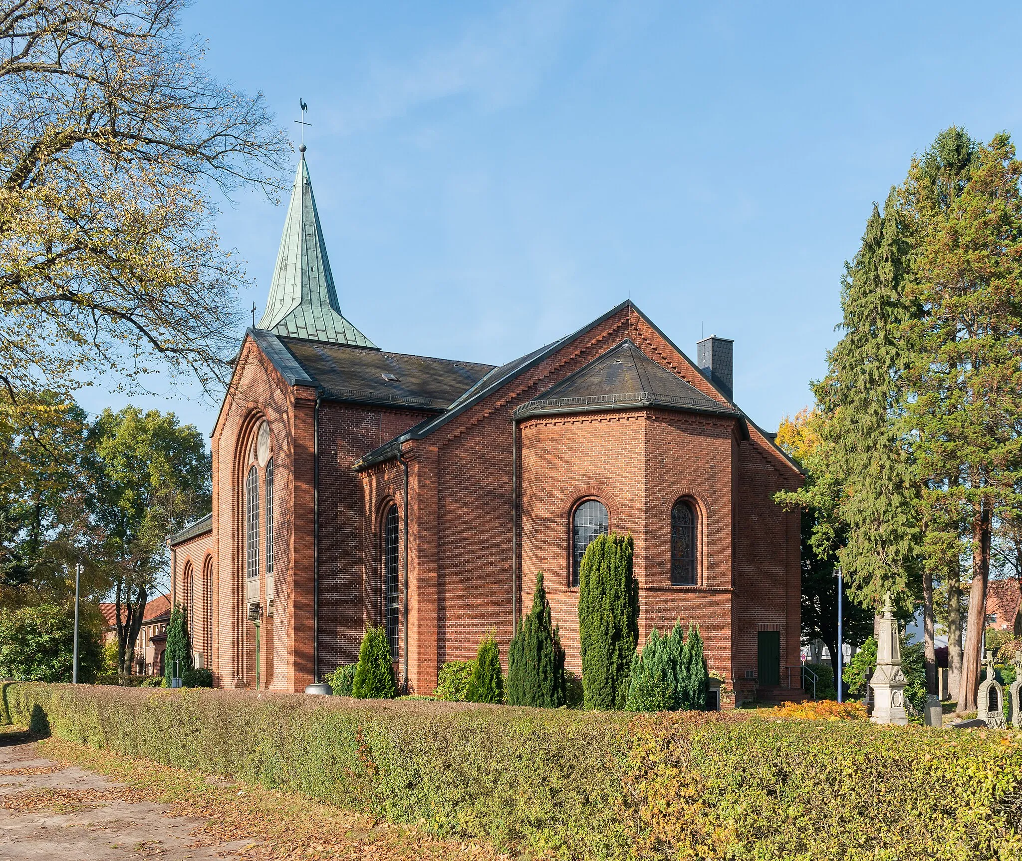 Photo showing: Saint Peter church in Oyten, Lower Saxony, Germany