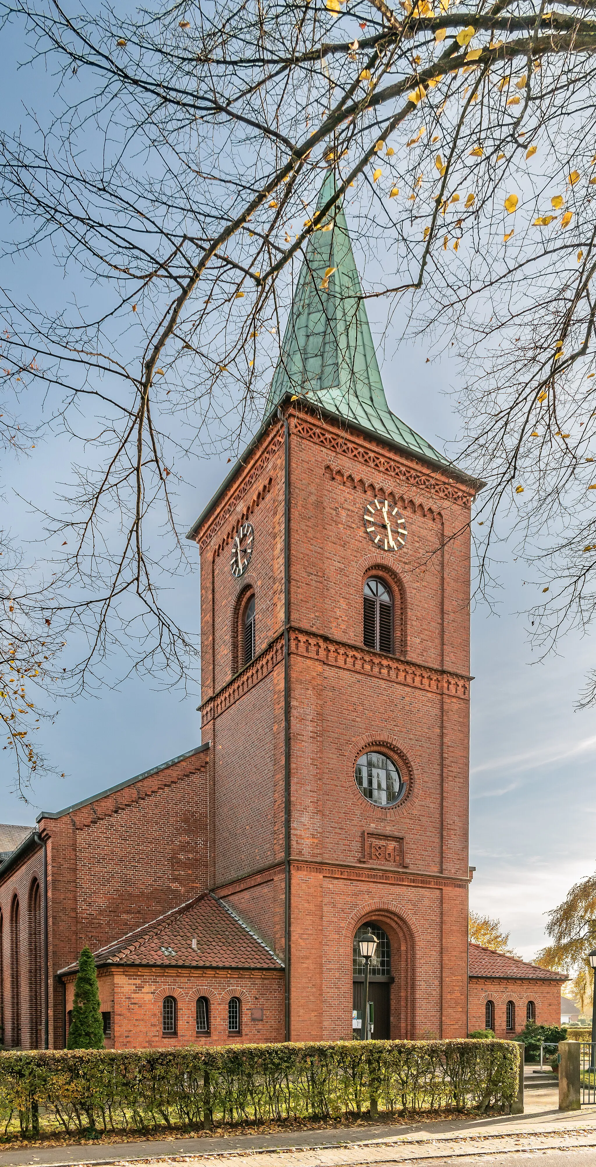 Photo showing: Saint Peter church in Oyten, Lower Saxony, Germany