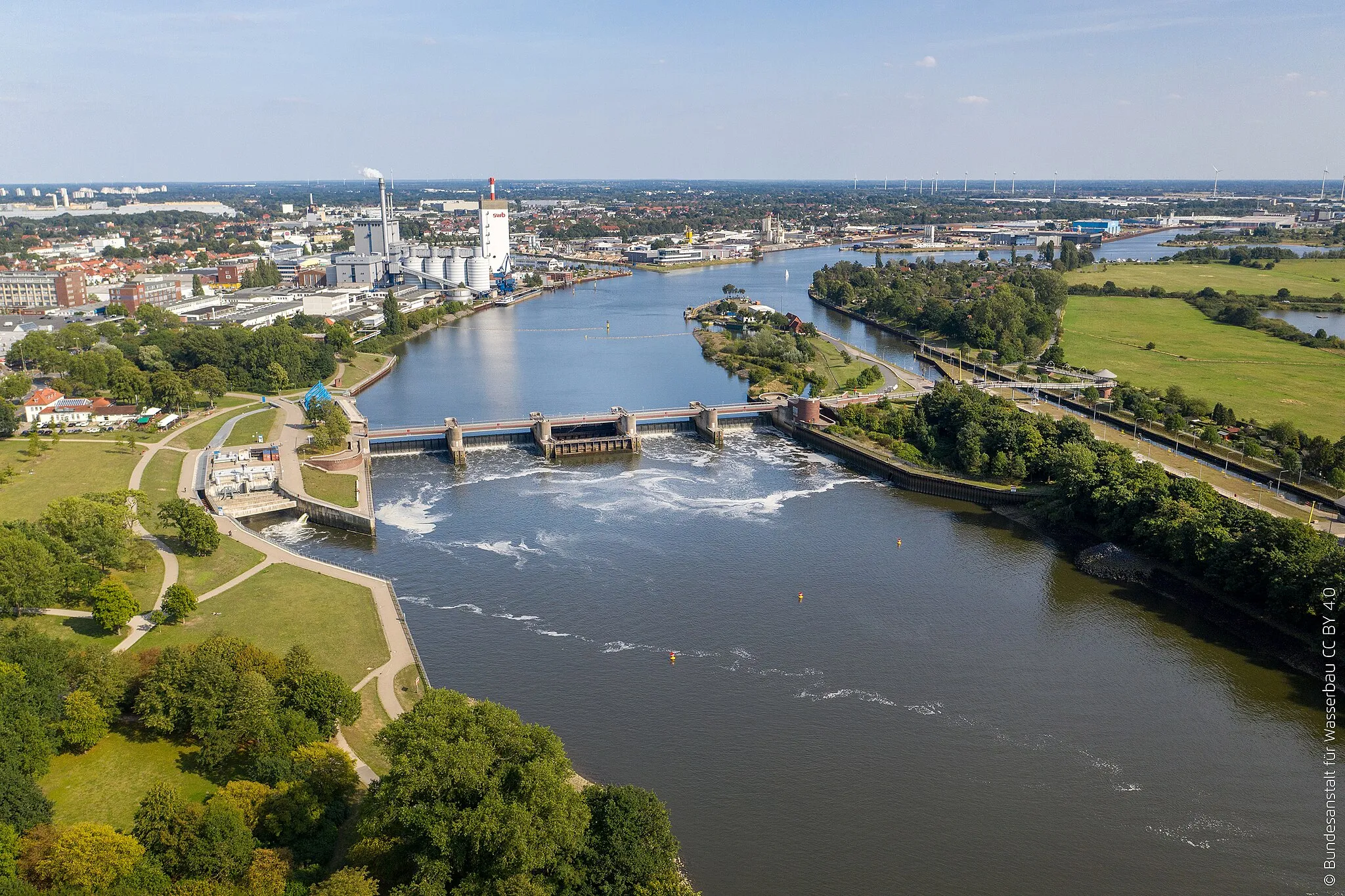 Photo showing: Blick in Richtung Bremen-Hemelingen