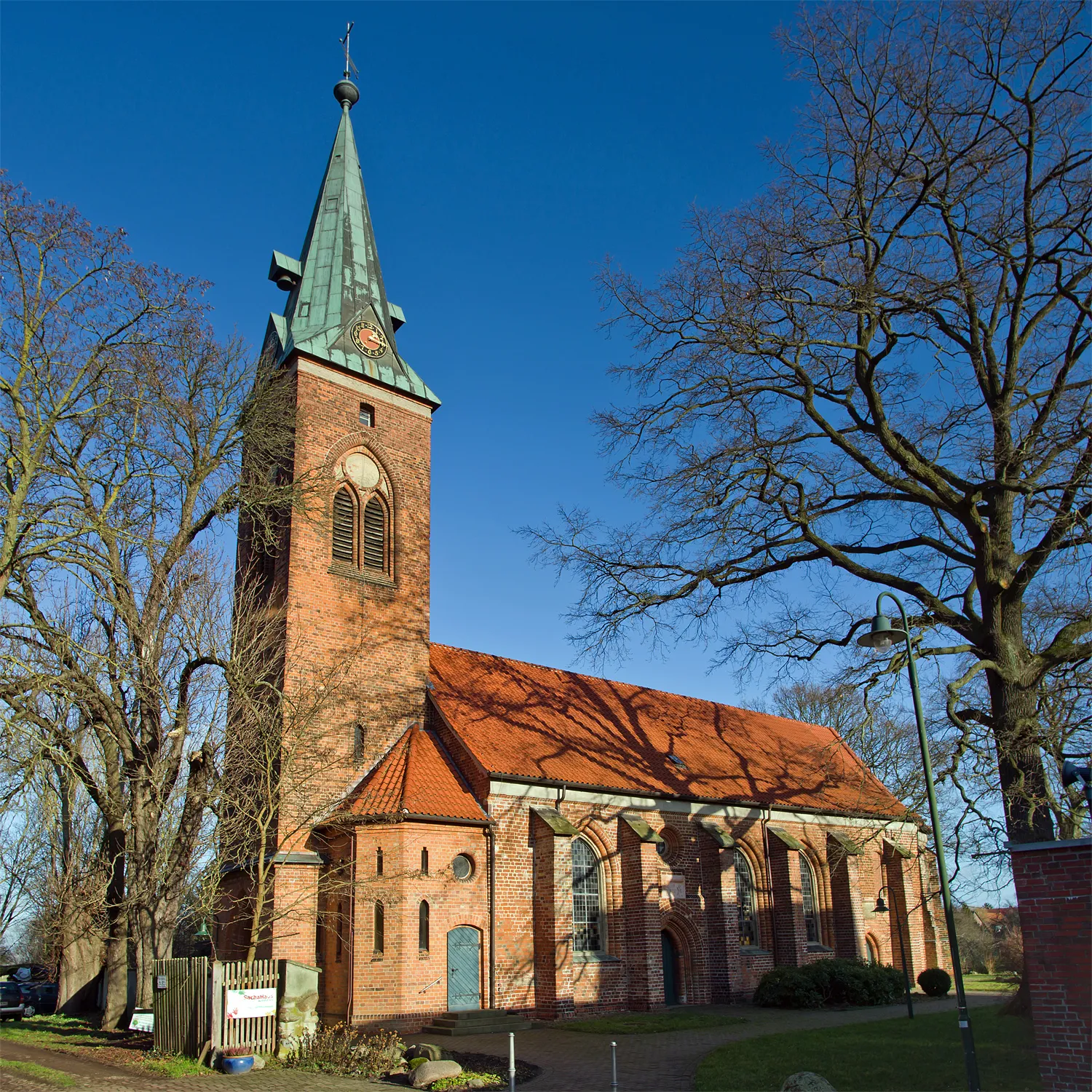Photo showing: Church of the small town Wustrow (district Lüchow-Dannenberg, northern Germany).