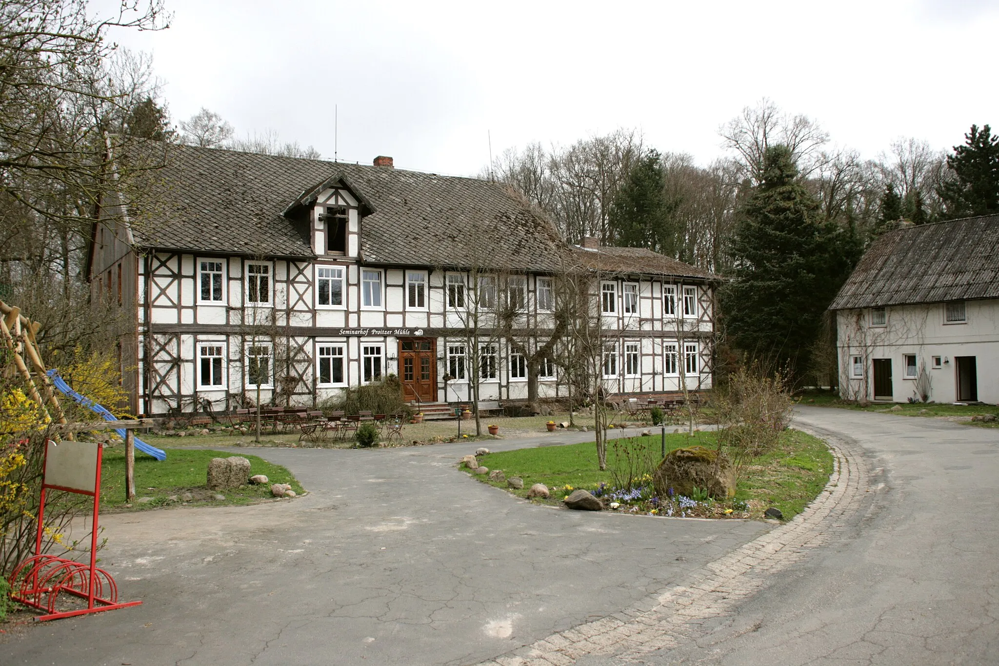 Photo showing: Wassermühle Proitze am Schnegaer Mühlenbach, Proitzer Mühle, Proitze in Schnega