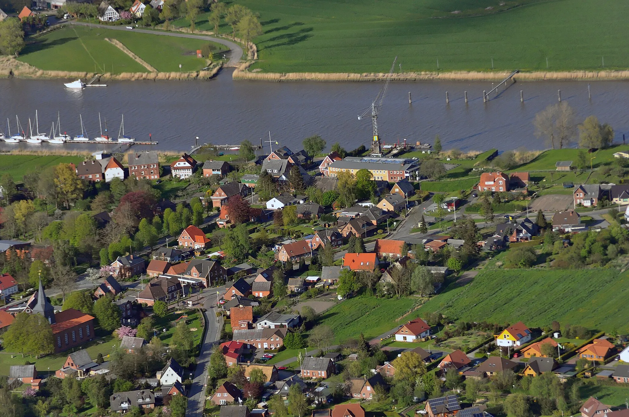 Photo showing: Luftbilder von der Nordseeküste 2012-05