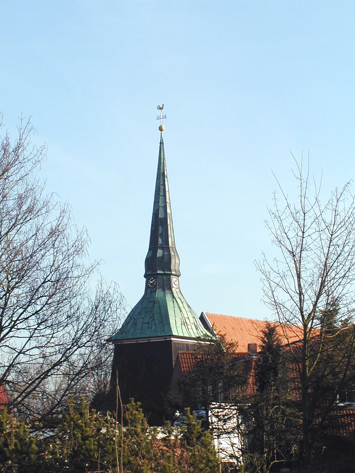 Photo showing: Ein anderer Blick zur Kirche von Osterbruch