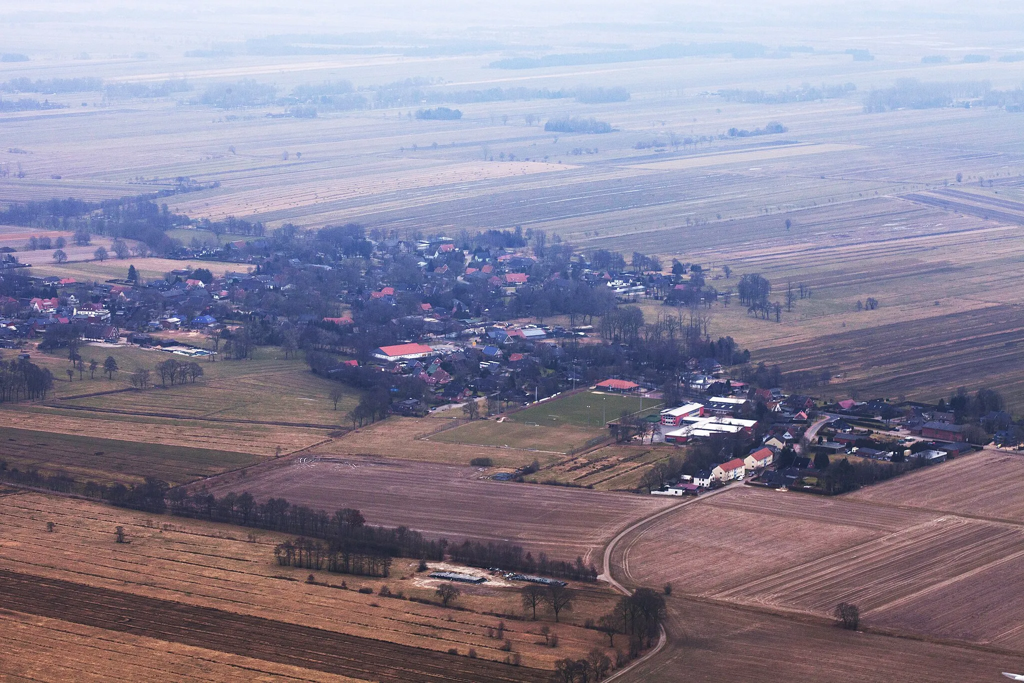 Photo showing: Luftaufnahme: Blick über Osterwanna von Nordosten nach Südwesten