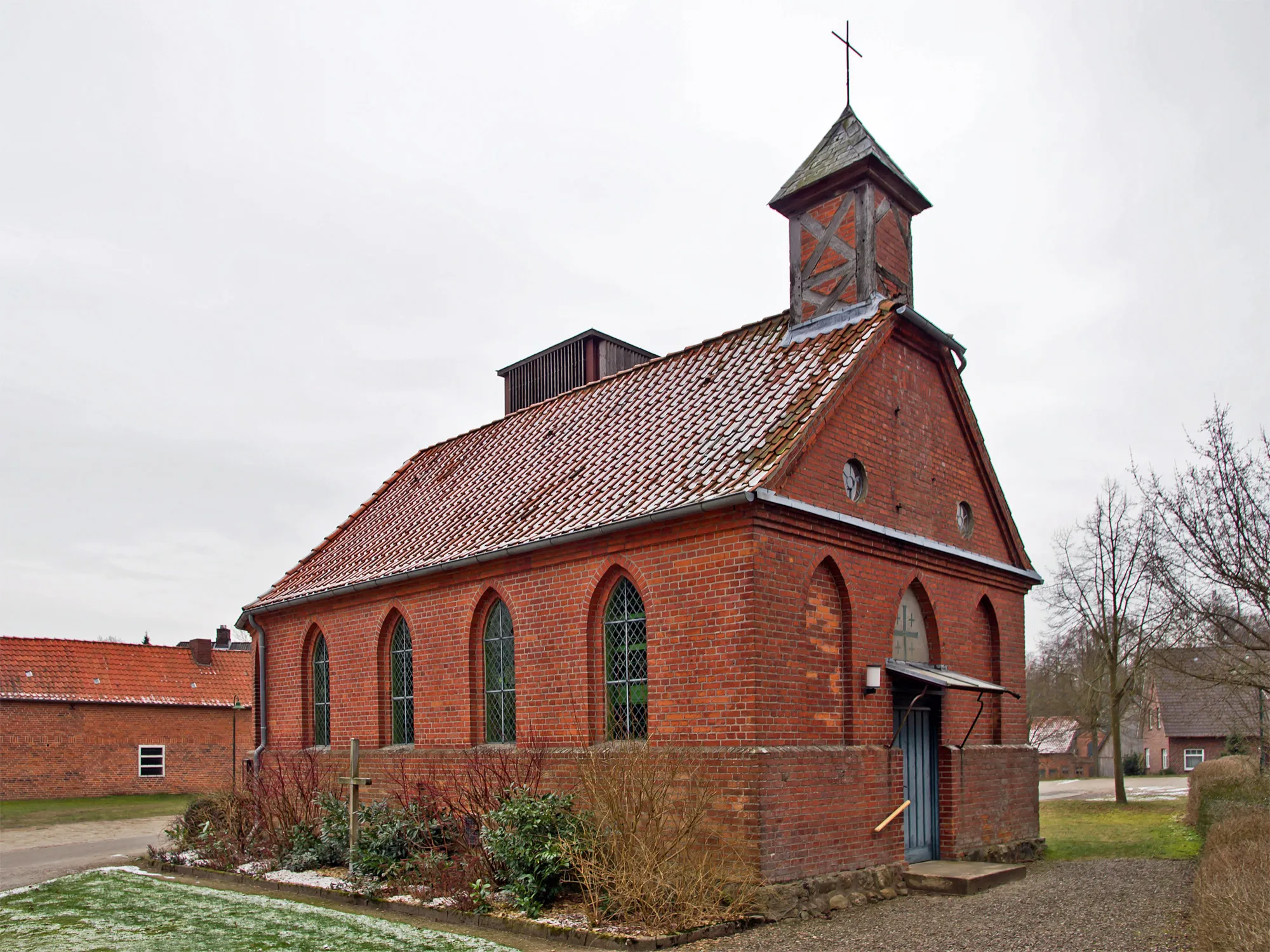 Photo showing: Chapel of the small village Lenzen (district Lüchow-Dannenberg, northern Germany).