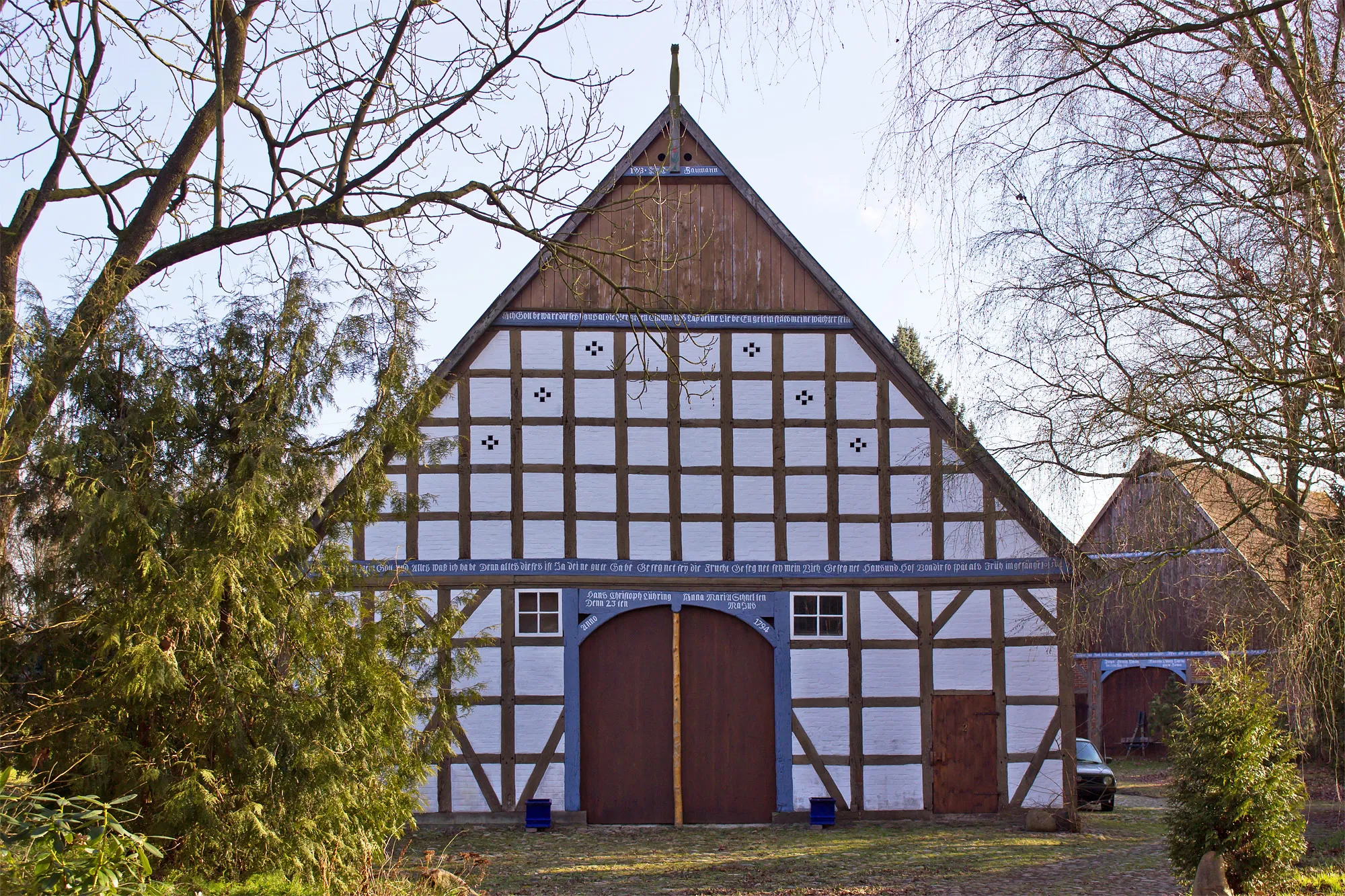 Photo showing: Cultural heritage monument "No 2" in the small village Dalitz near Clenze (district Lüchow-Dannenberg, northern Germany); built in 1794.