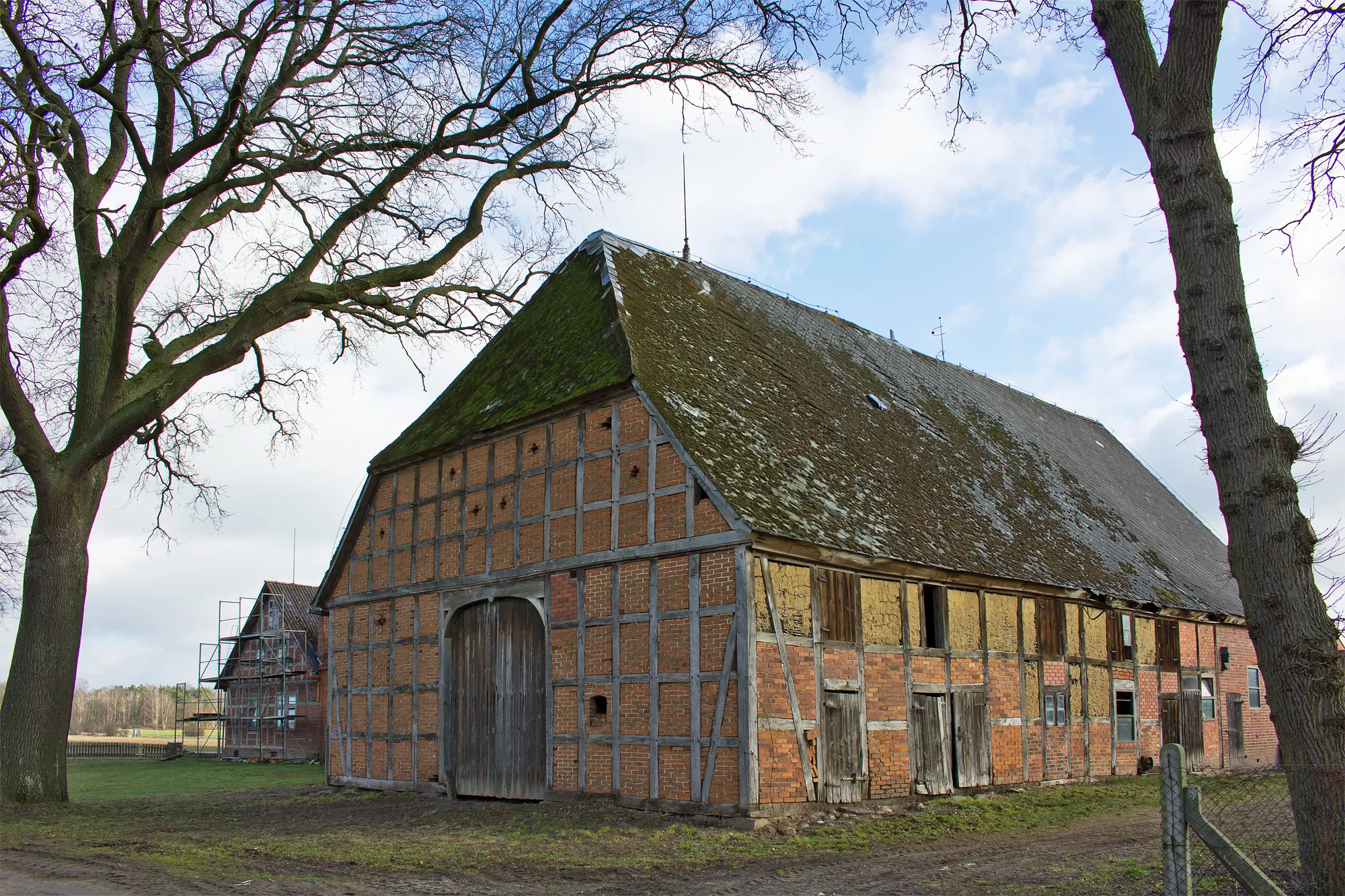 Photo showing: Barn at "Dannenberger Strasse 13" (former "No 4") in the village "Klein Gusborn"; built in the 19th century.