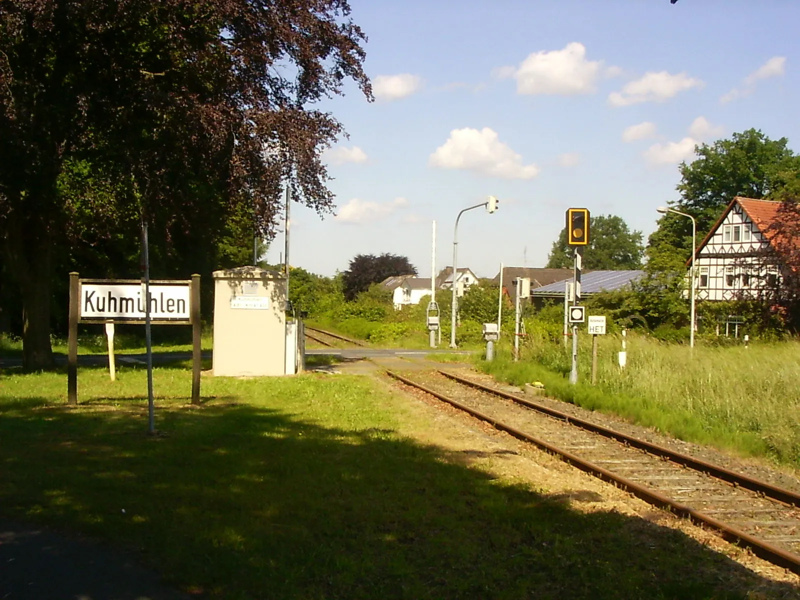 Photo showing: Kuhmühlen, station aan de lijn Zeven-Tostedt