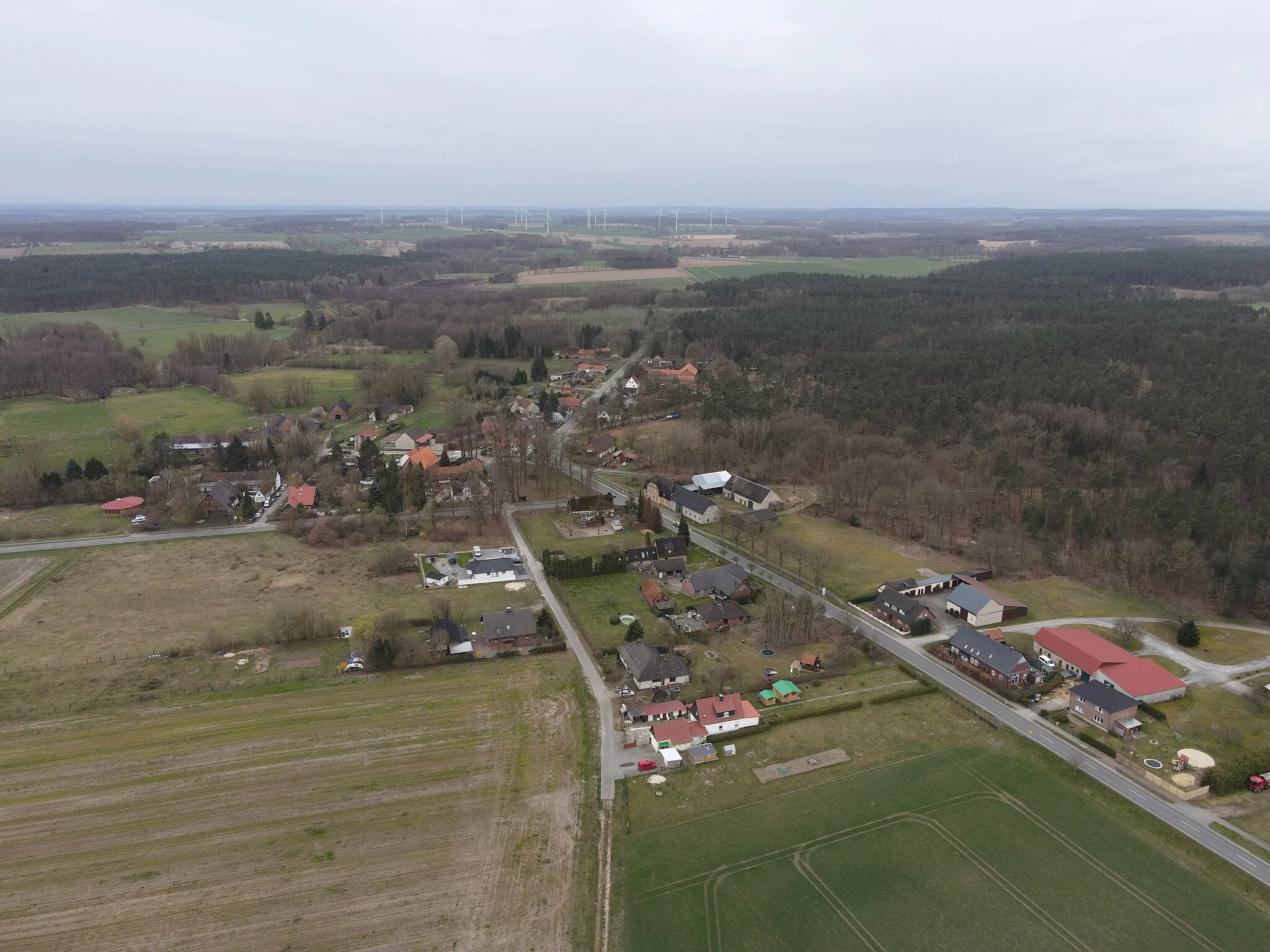 Photo showing: Kassau im April 2021 von Norden