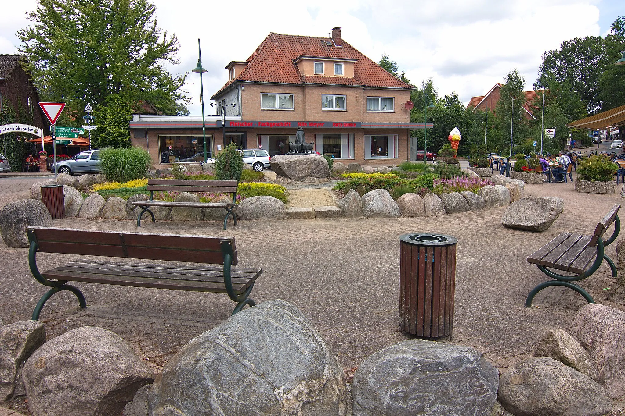 Photo showing: Ortsblick in Bispingen, Niedersachsen, Deutschland
