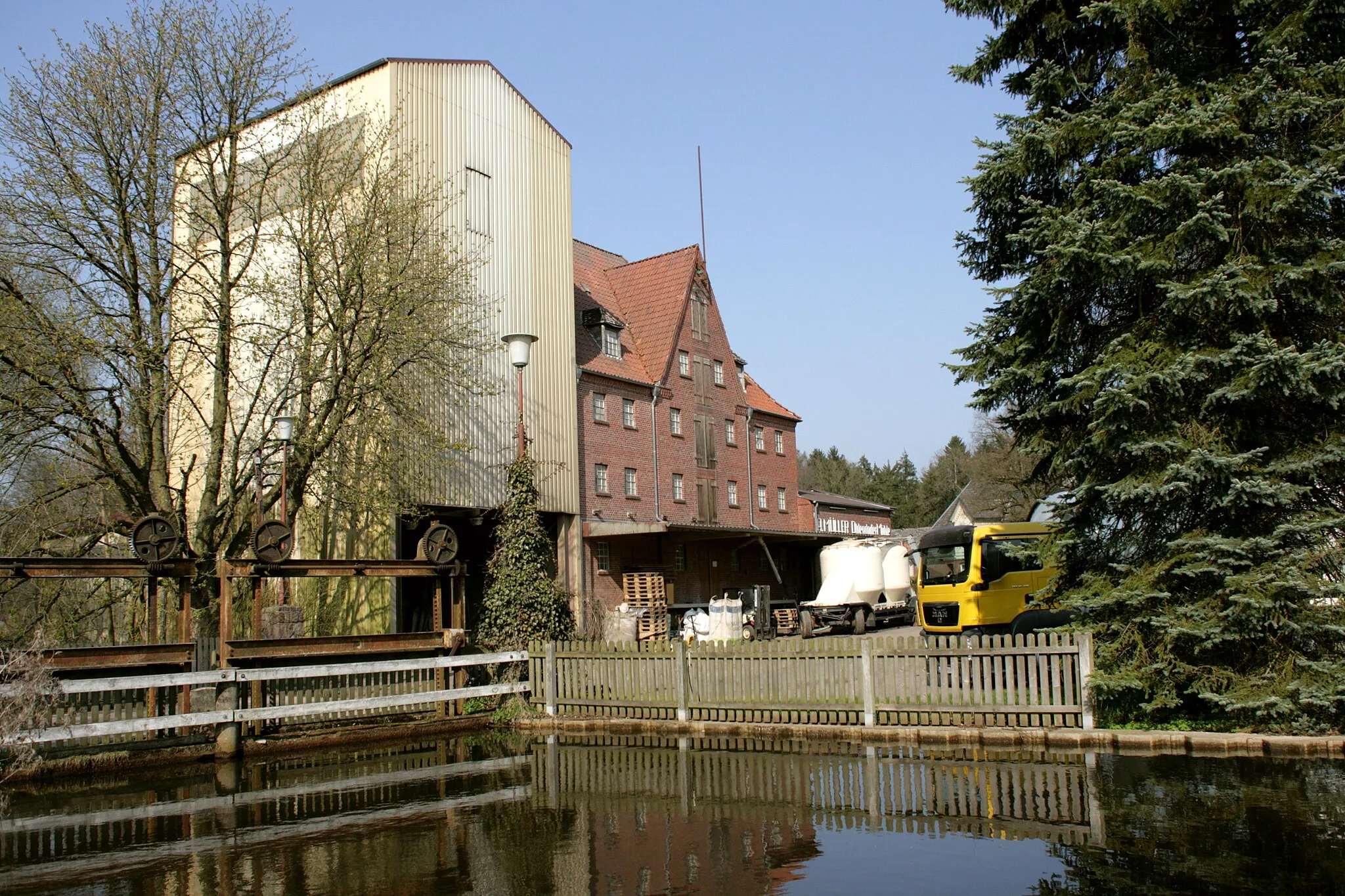 Photo showing: Oldendorfer Mühle, Mühlenweg 1 in Oldendorf (Luhe)