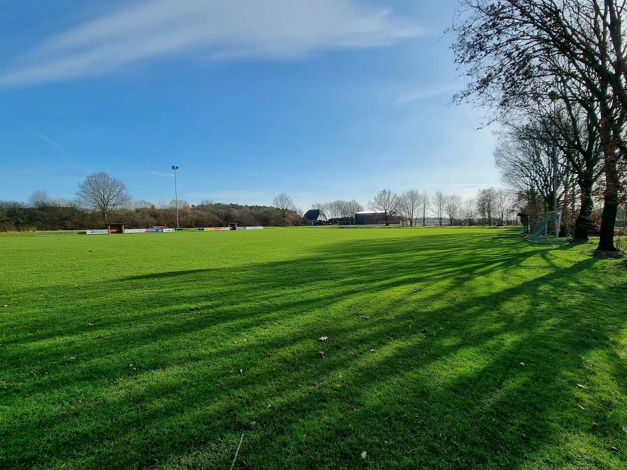 Photo showing: Helvesiek sports field