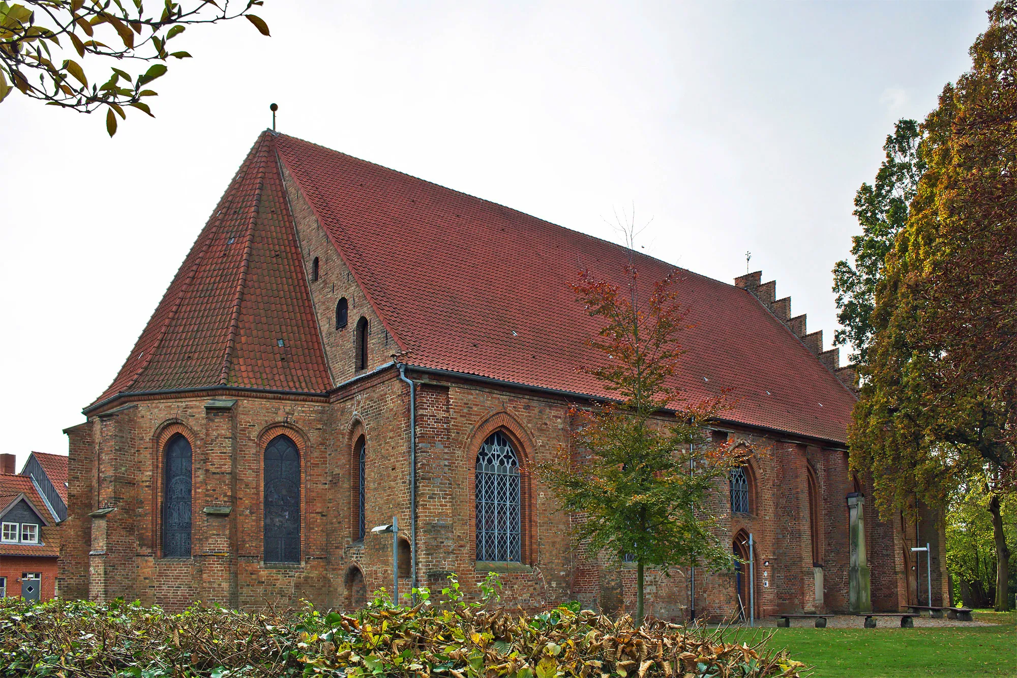 Photo showing: Church of the small town Lüchow (district Lüchow-Dannenberg, northern Germany).