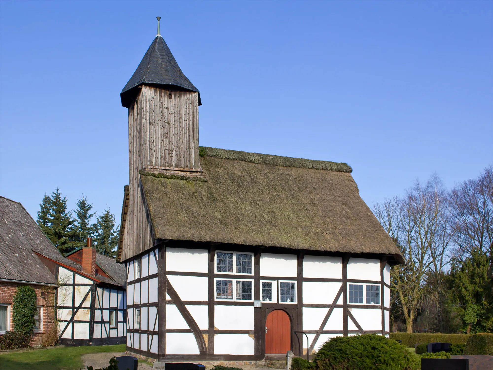 Photo showing: Chapel in the small village Gistenbeck (district Lüchow-Dannenberg, north-eastern Lower Saxony, Germany)