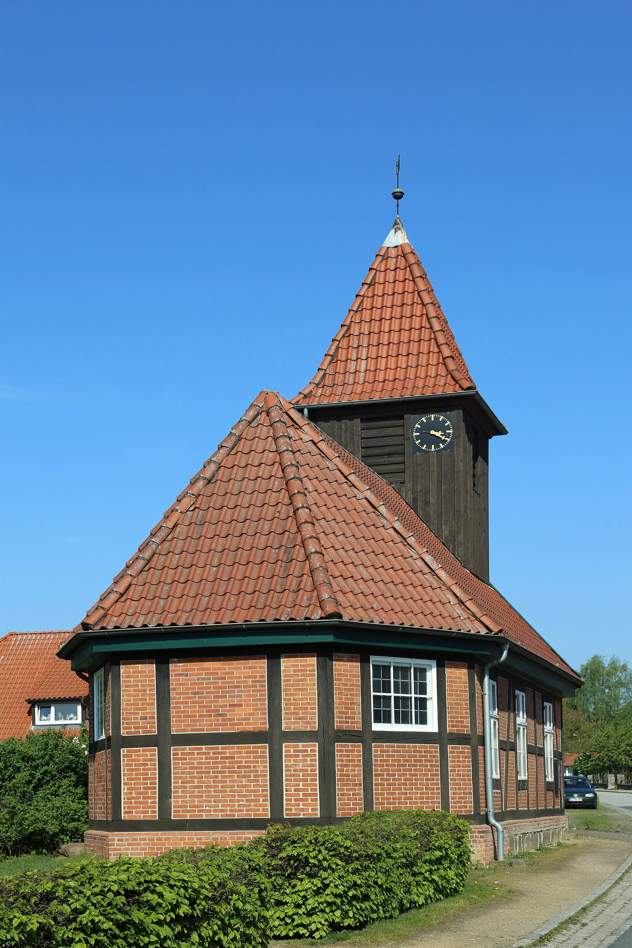 Photo showing: Basedow (Lauenburg): Basedower Kapelle. Basedow ist eine Gemeinde im Kreis Herzogtum Lauenburg in Schleswig-Holstein.