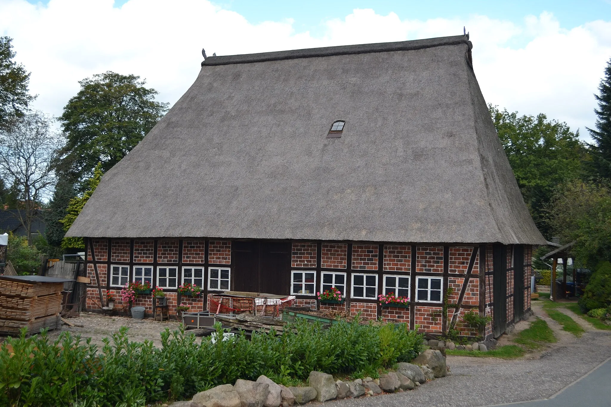 Photo showing: Historic barn in Garlstorf, Lower Saxony