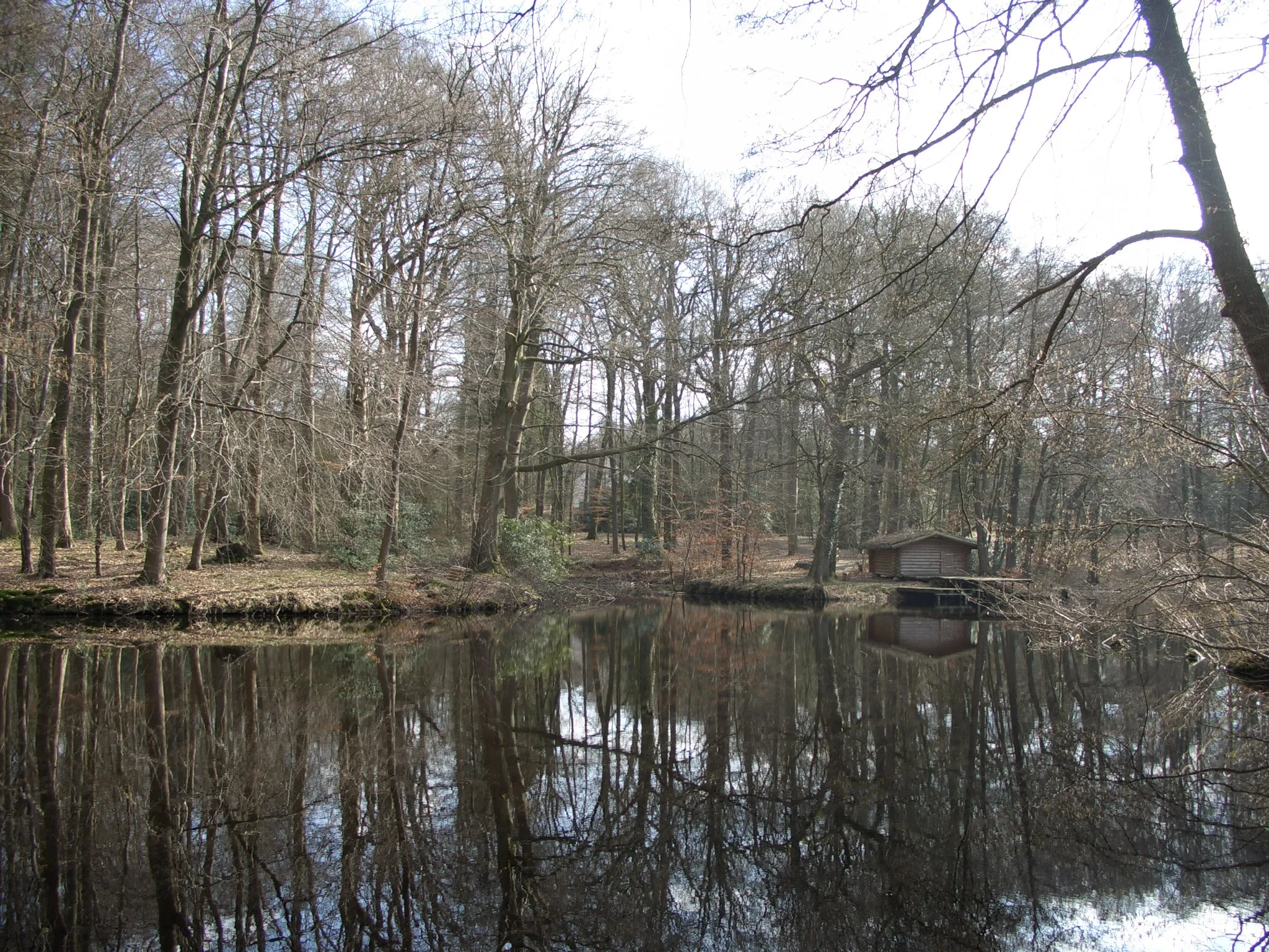 Photo showing: bathing pond of Herrenhaus Hohehorst