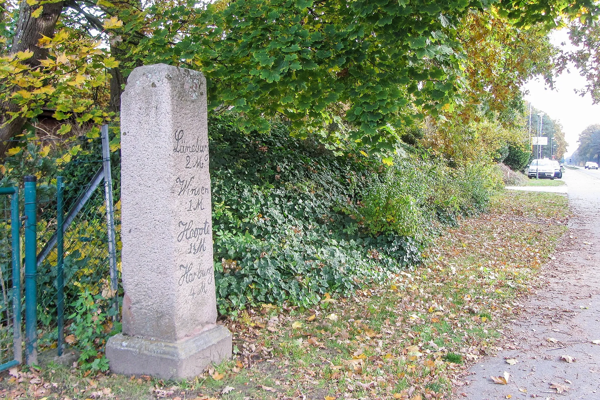 Photo showing: Ganzmeilensäule an der K 87 in Winsen (Luhe) OT Sangenstedt
